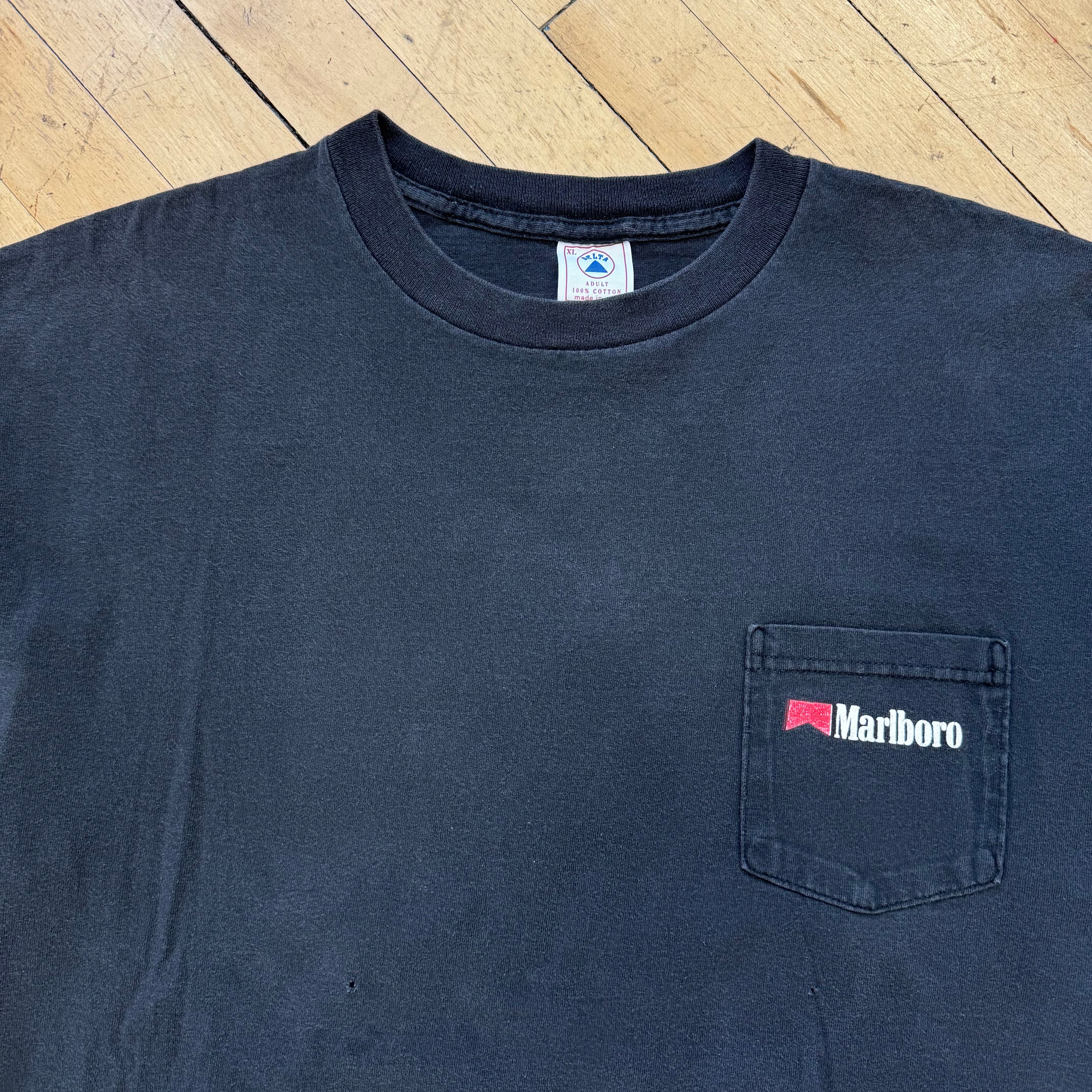 Vintage Faded Marlboro Man T-shirt Sz XL