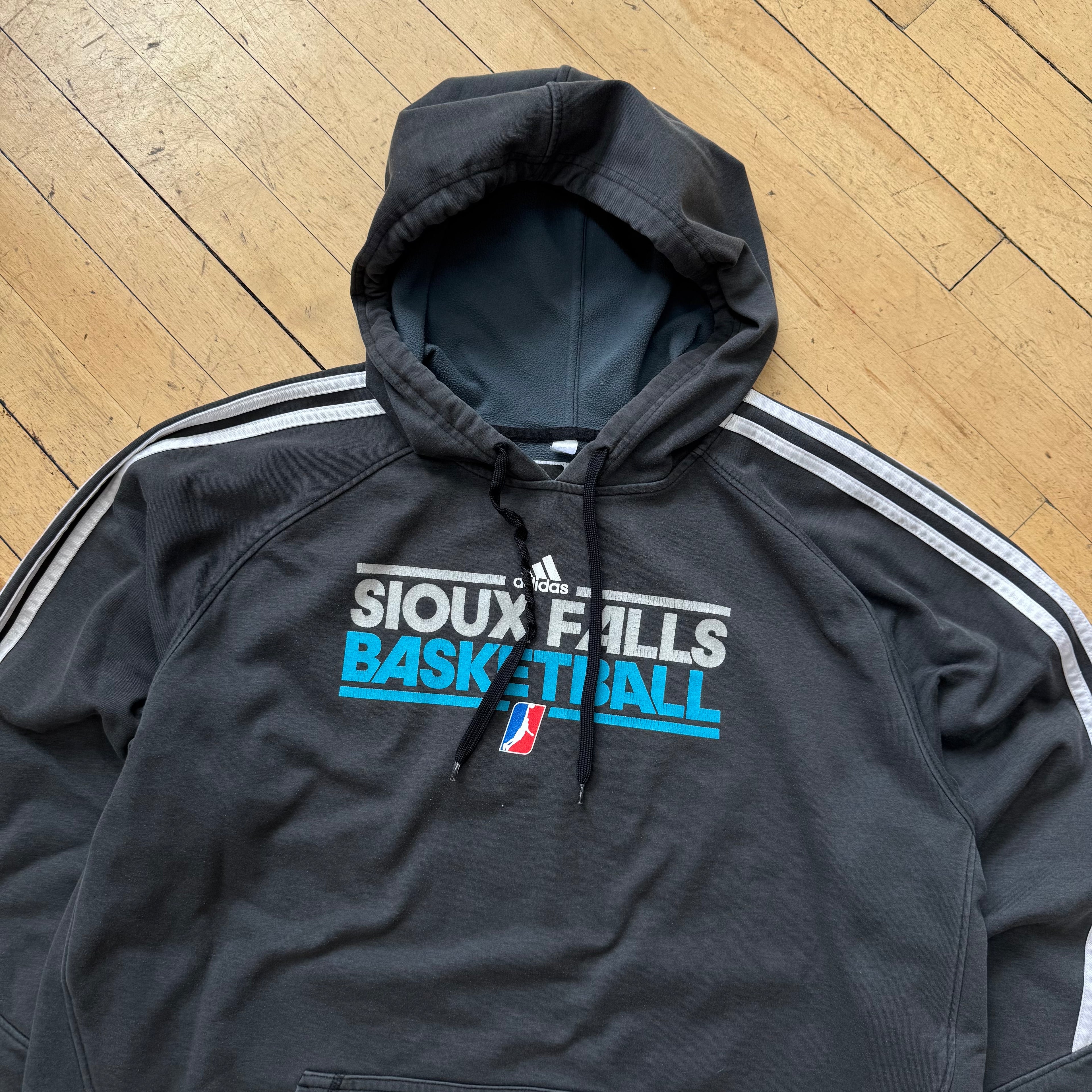 Y2K Adidas Sky Force Basketball Hoodie Sz XL