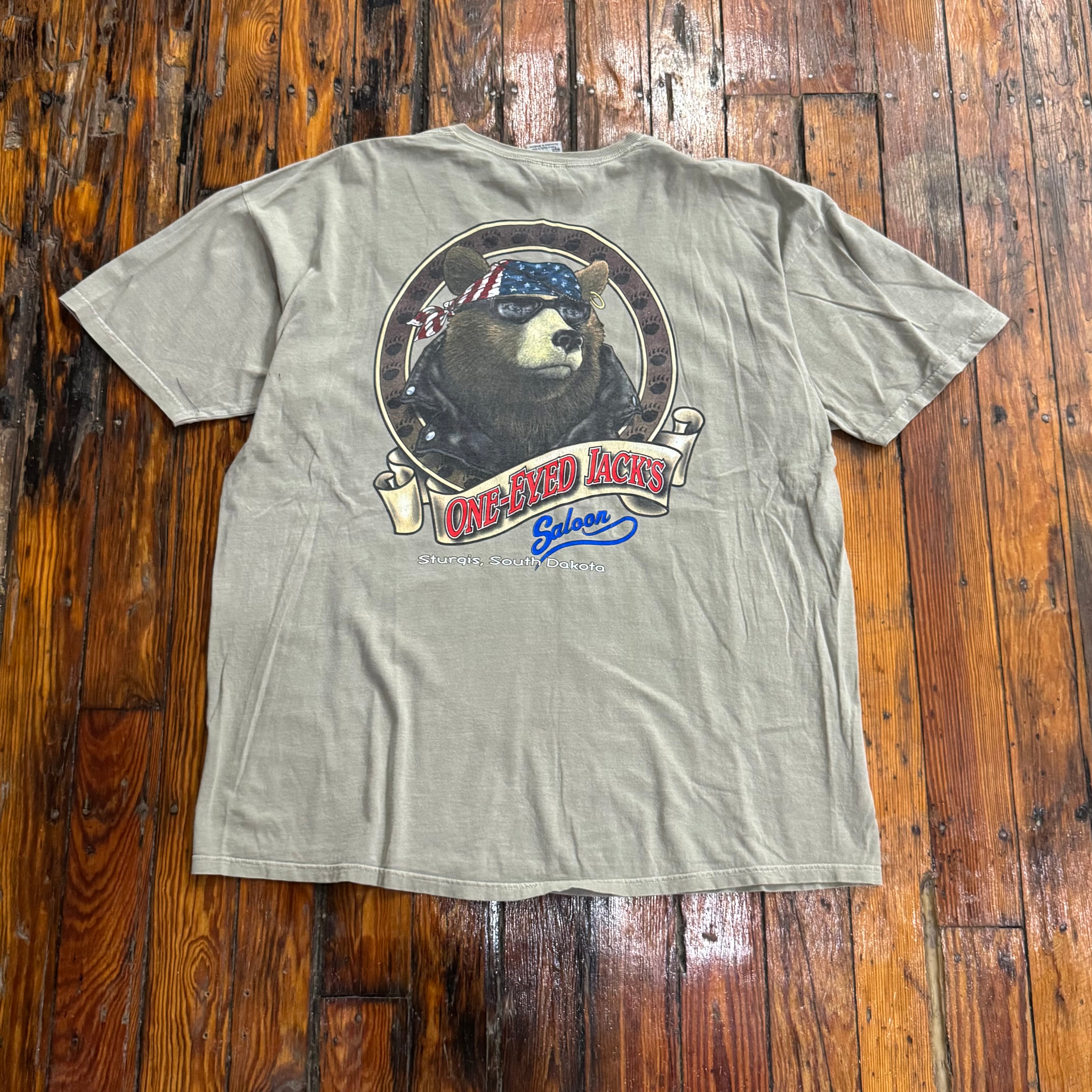 Vintage One Eye Jacks Saloon T-shirt Sz XXL