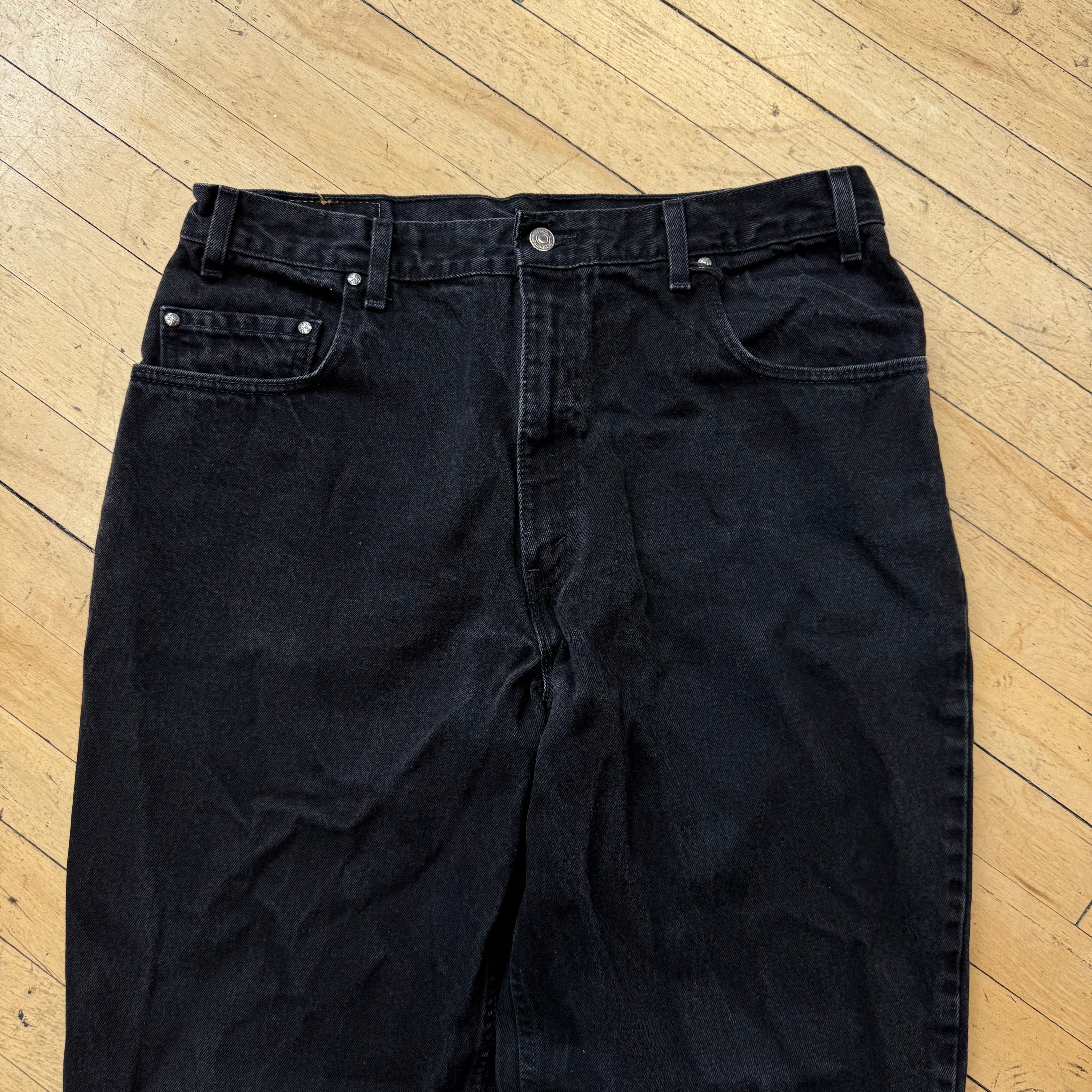 Vintage Levi’s Black Denim Jeans Sz 38x32