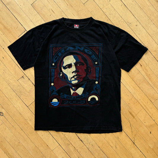 Y2K Obama T-shirt Sz L