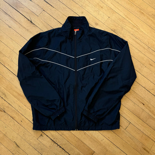 Vintage Navy Nike Track Jacket Sz M