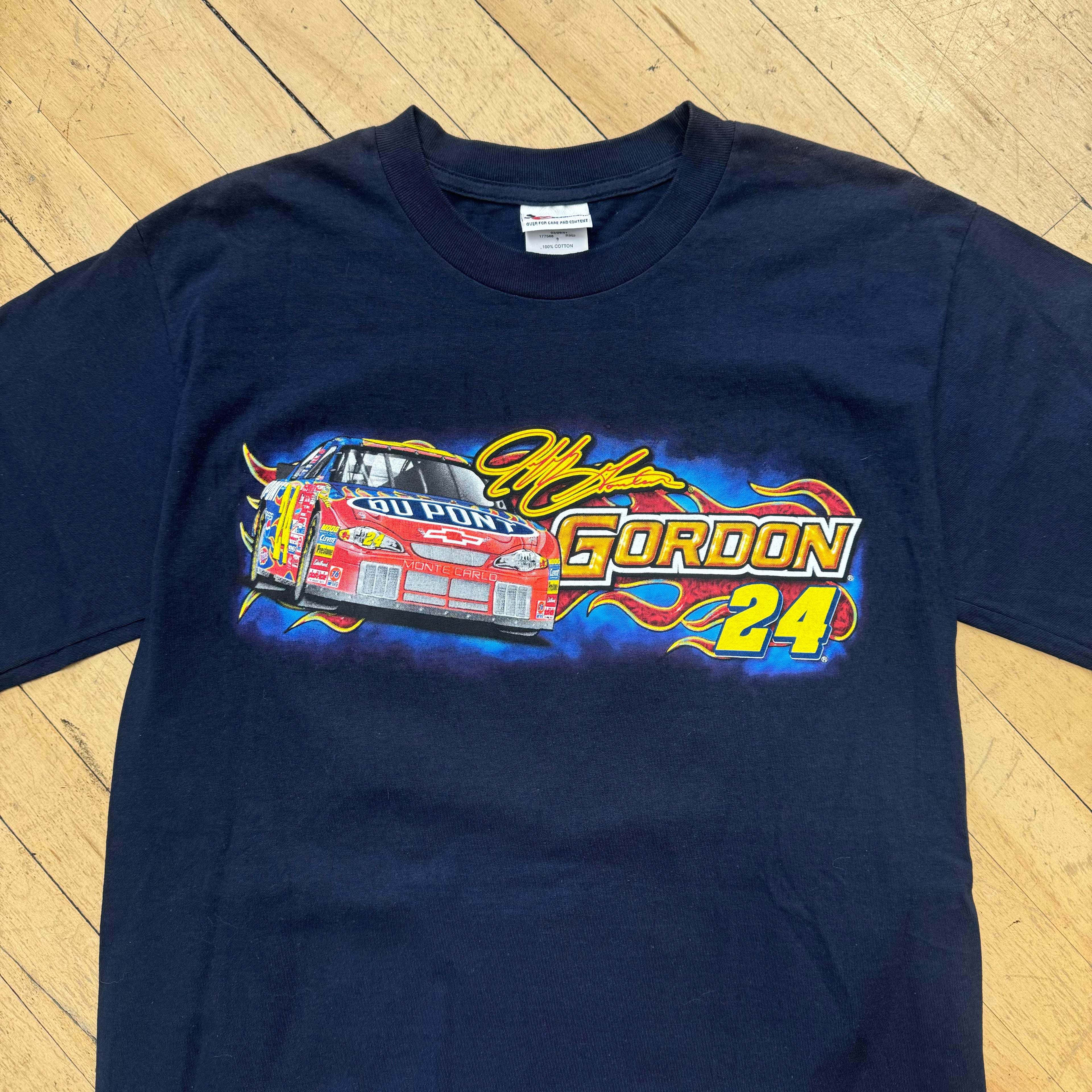 Vintage Jeff Gordon Nascar Fire to Win T-shirt Sz L