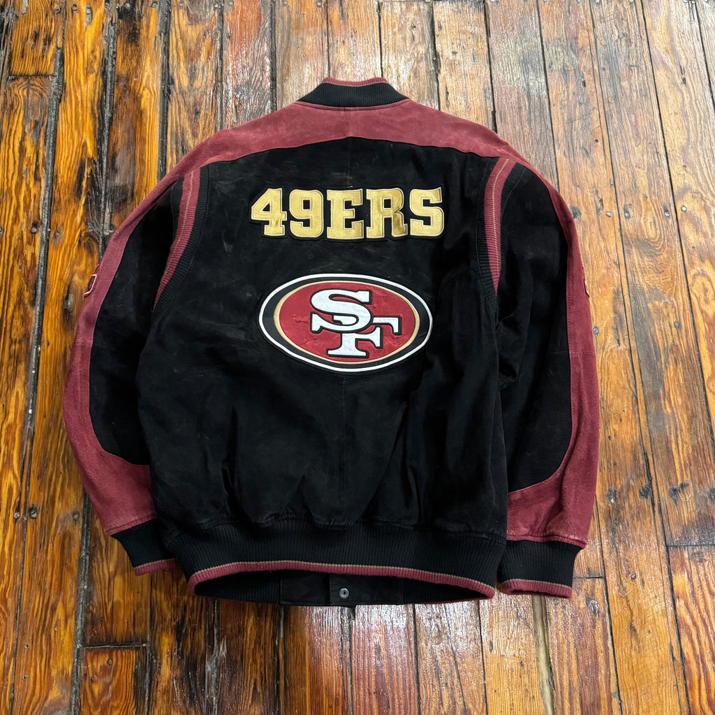 Vintage Suede San Francisco 49ers Jacket Sz M