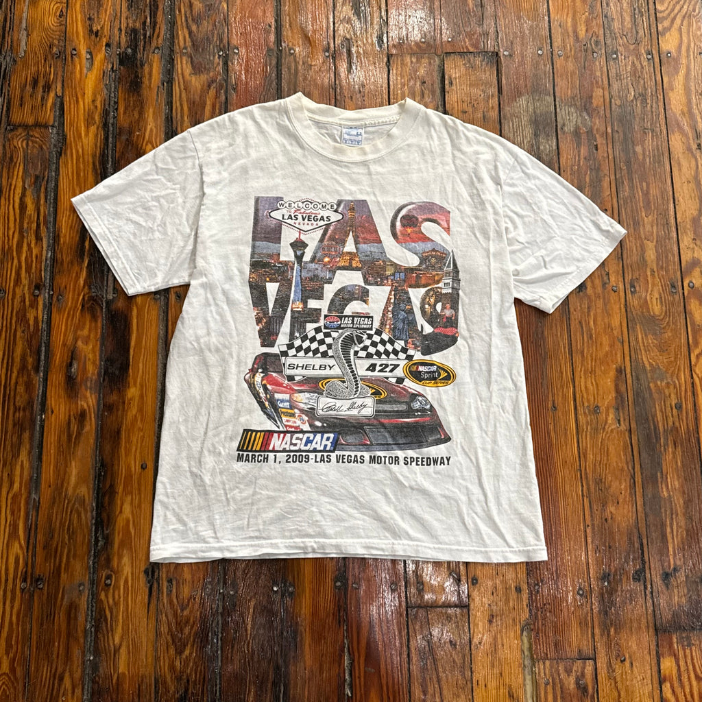 Y2K Las Vegas Nascar T-shirt Sz L