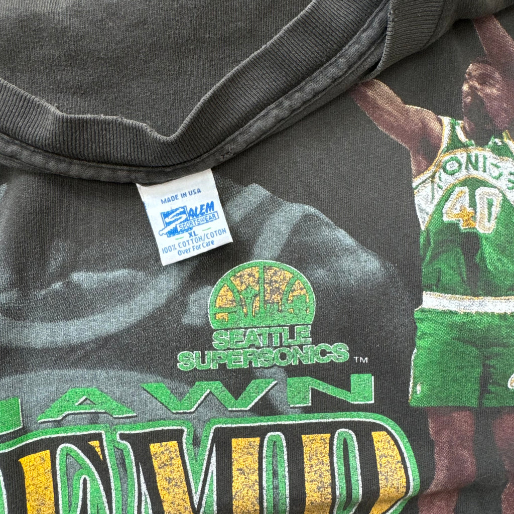 Vintage Shawn Kemp Seattle SuperSonics T-shirt Sz XL