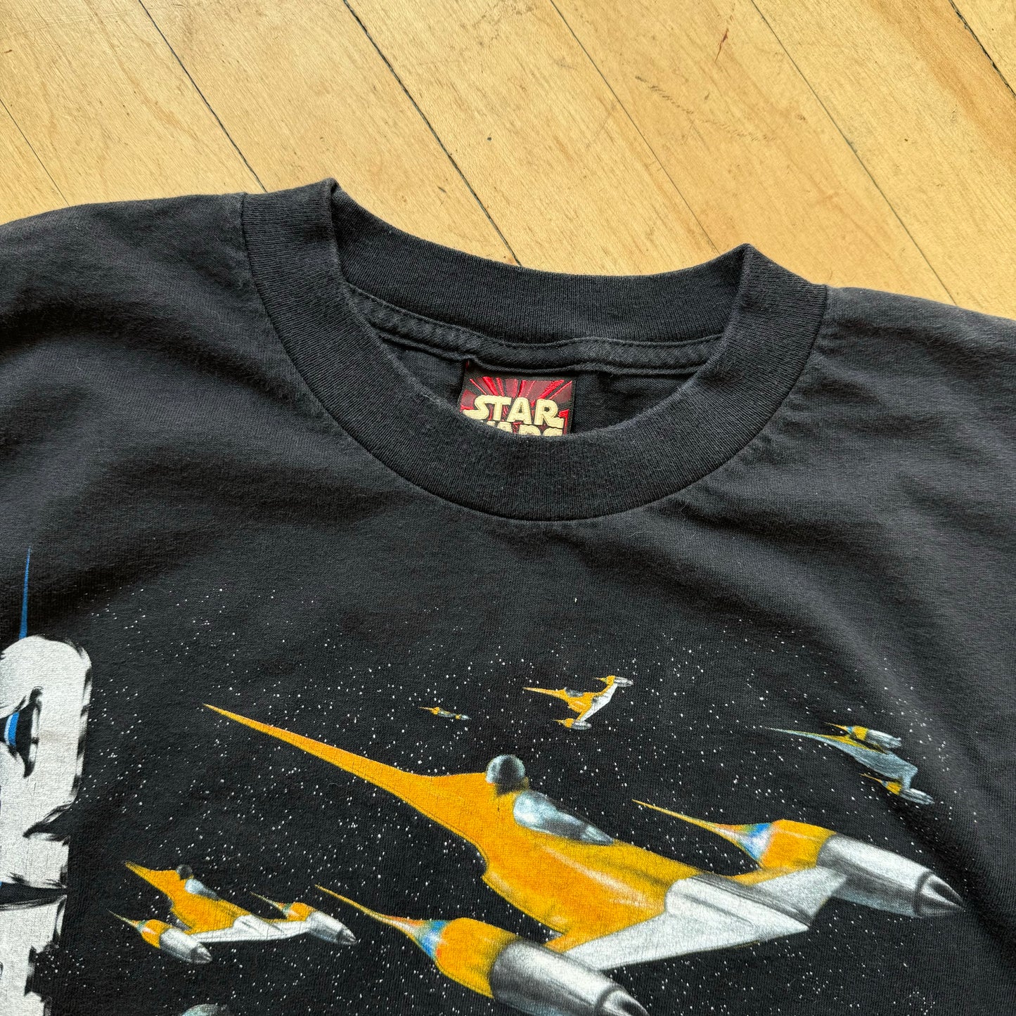 Vintage Star Wars Naboo Star fighter T-shirt Sz XL