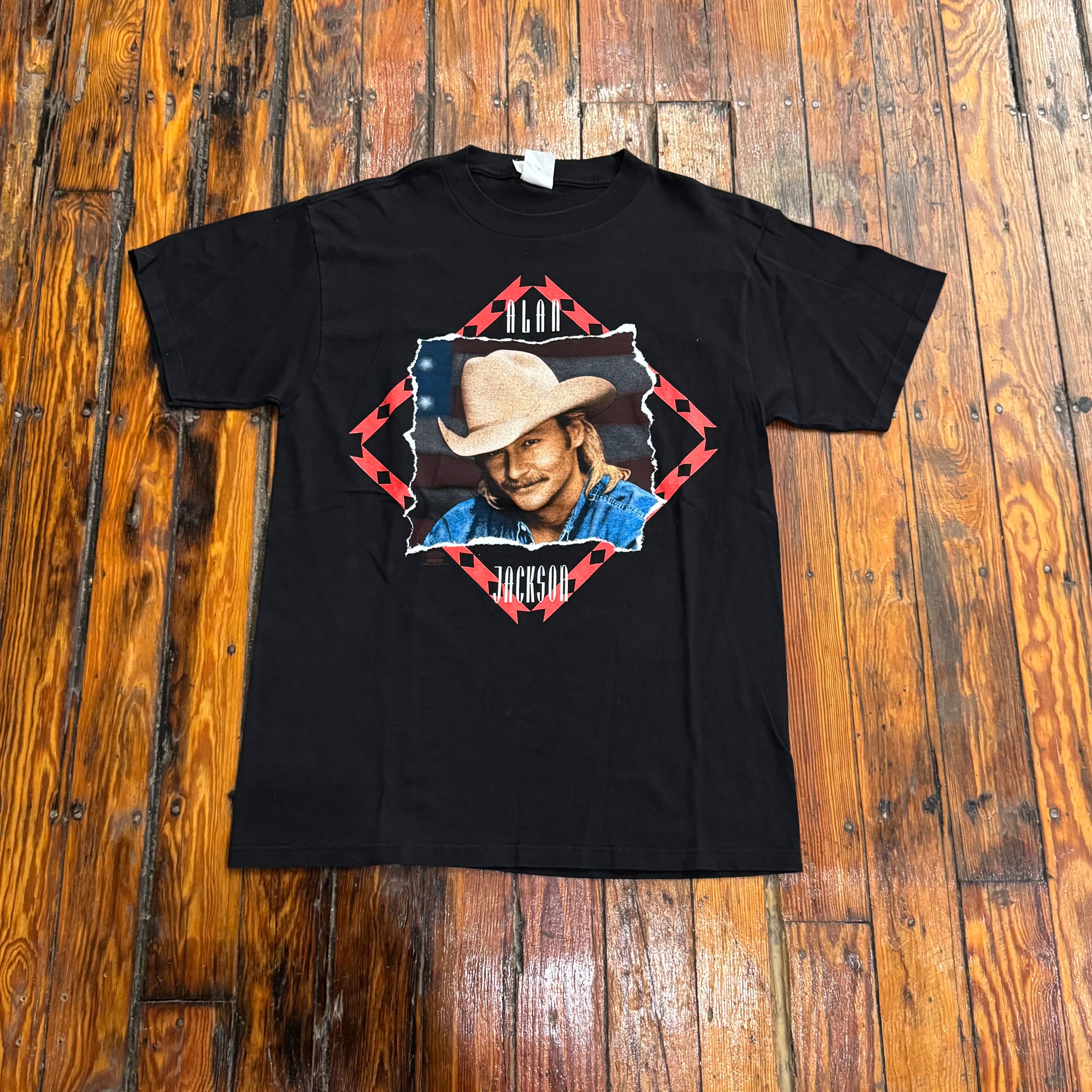 Vintage Alan Jackson Who am I T-shirt Sz L