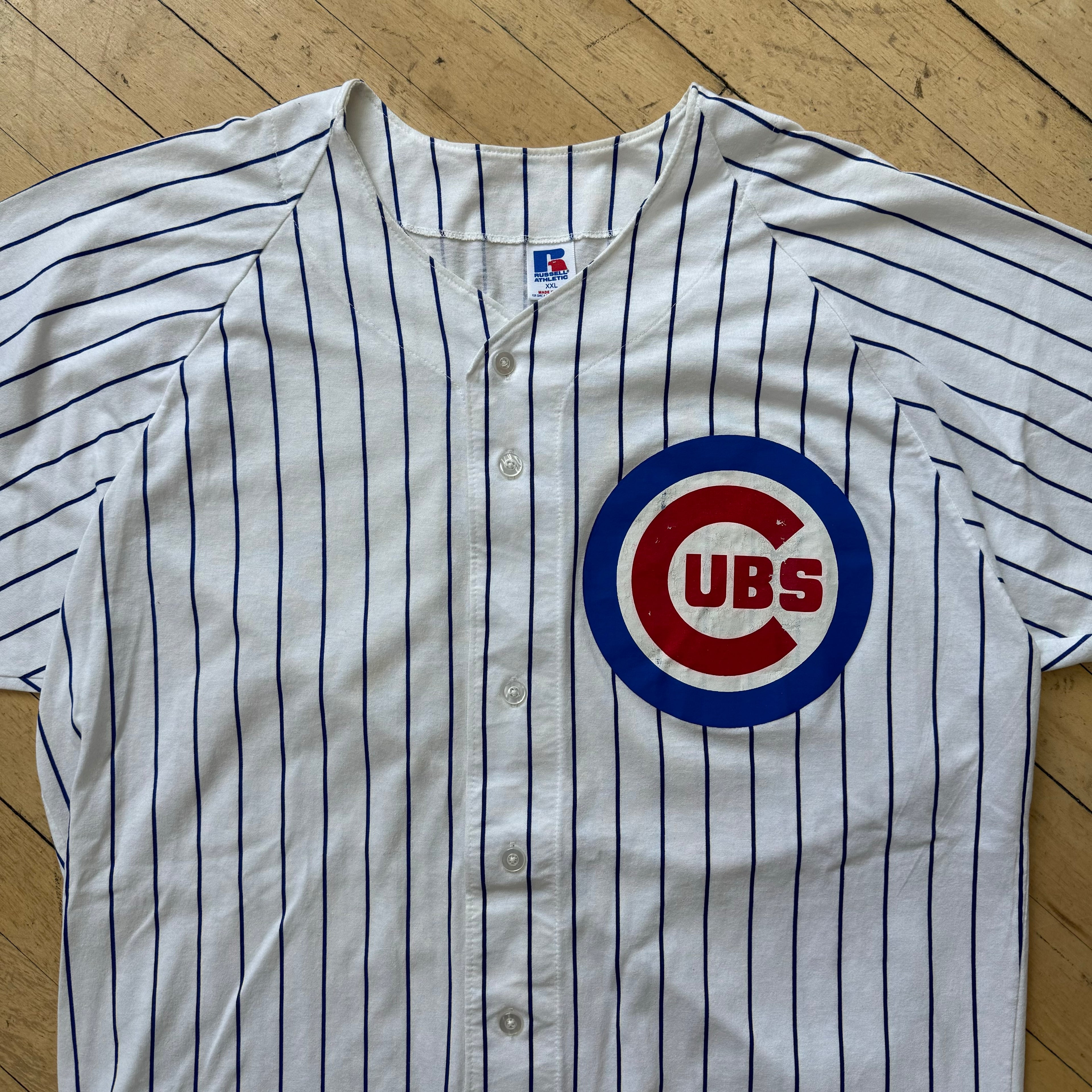 Vintage Russell Chicago Cubs Jersey T-shirt Sz XXL