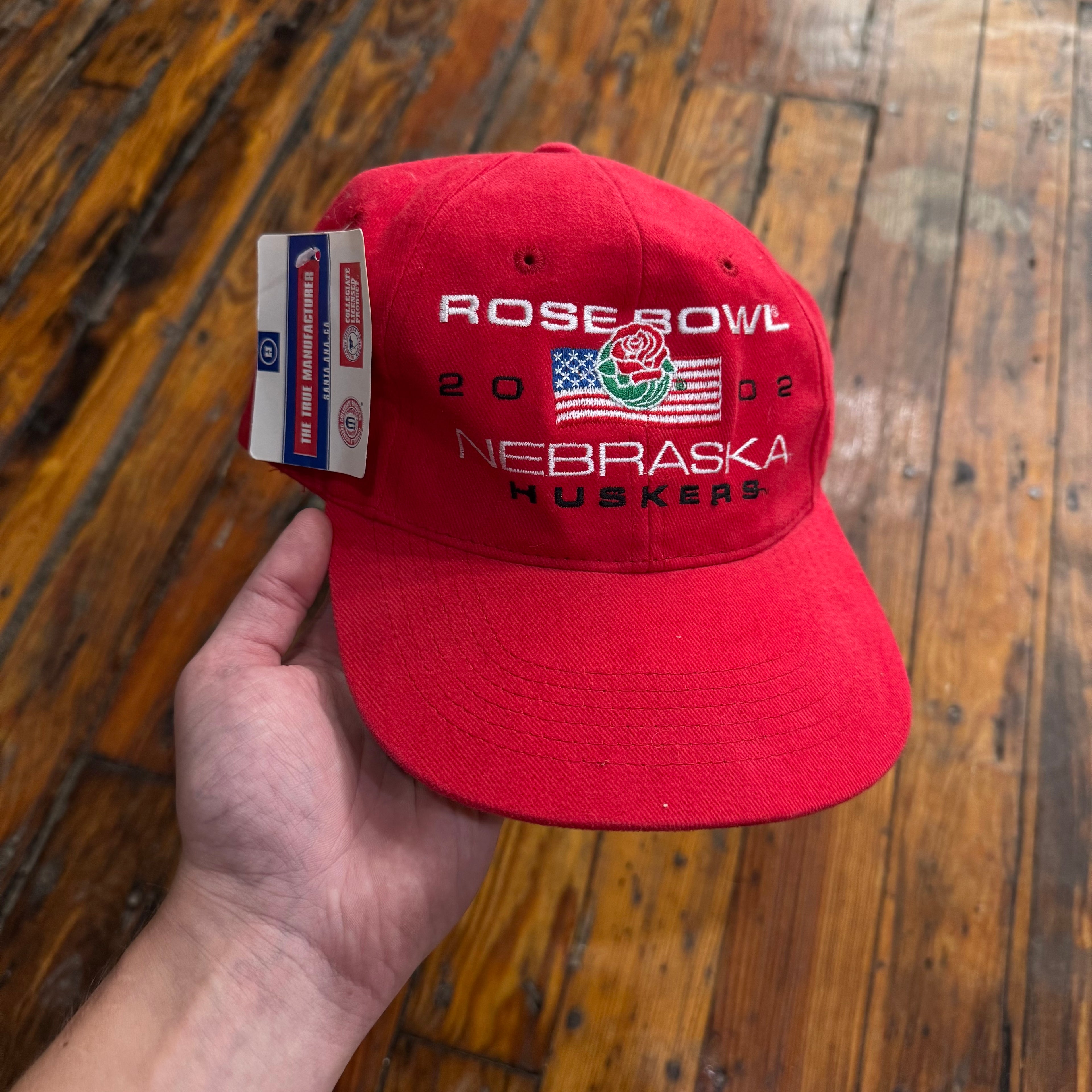 Vintage Nebraska Rose Bowl Hat