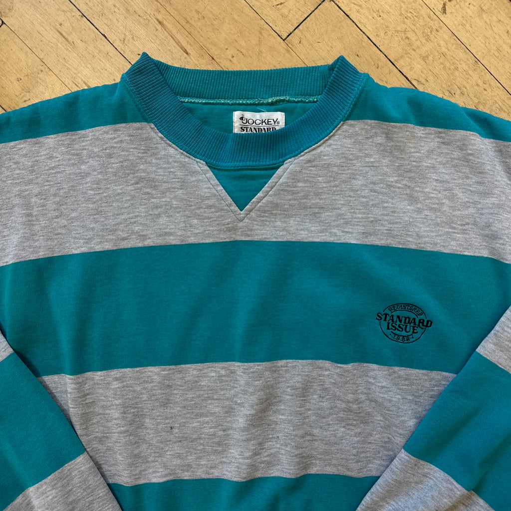 Vintage Standard Issue Striped Crewneck Sz XL