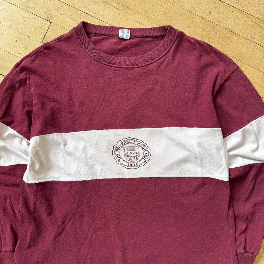 Vintage University of Chicago Champion L/S T-shirt Sz L