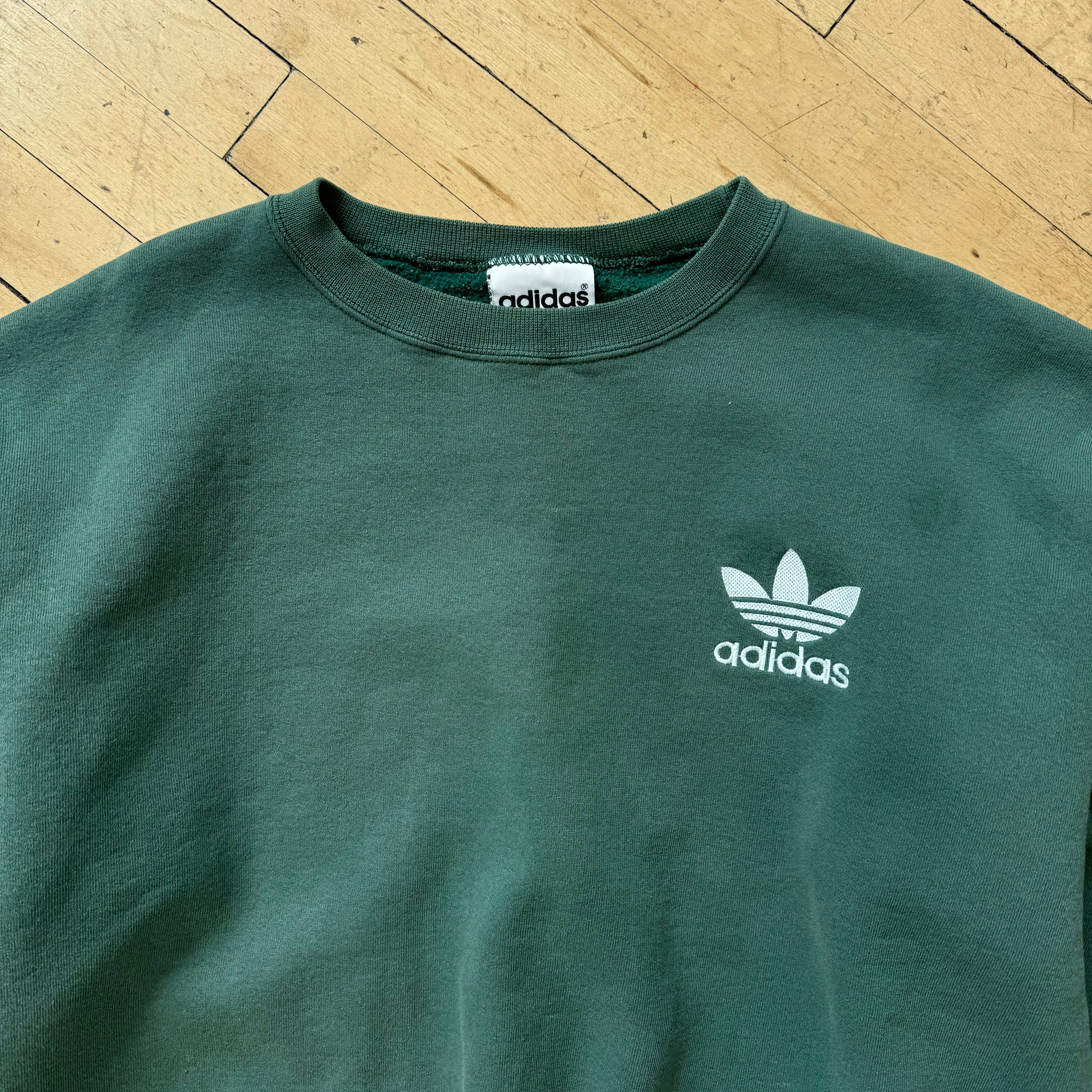 Vintage Faded Adidas Crewneck Sz L