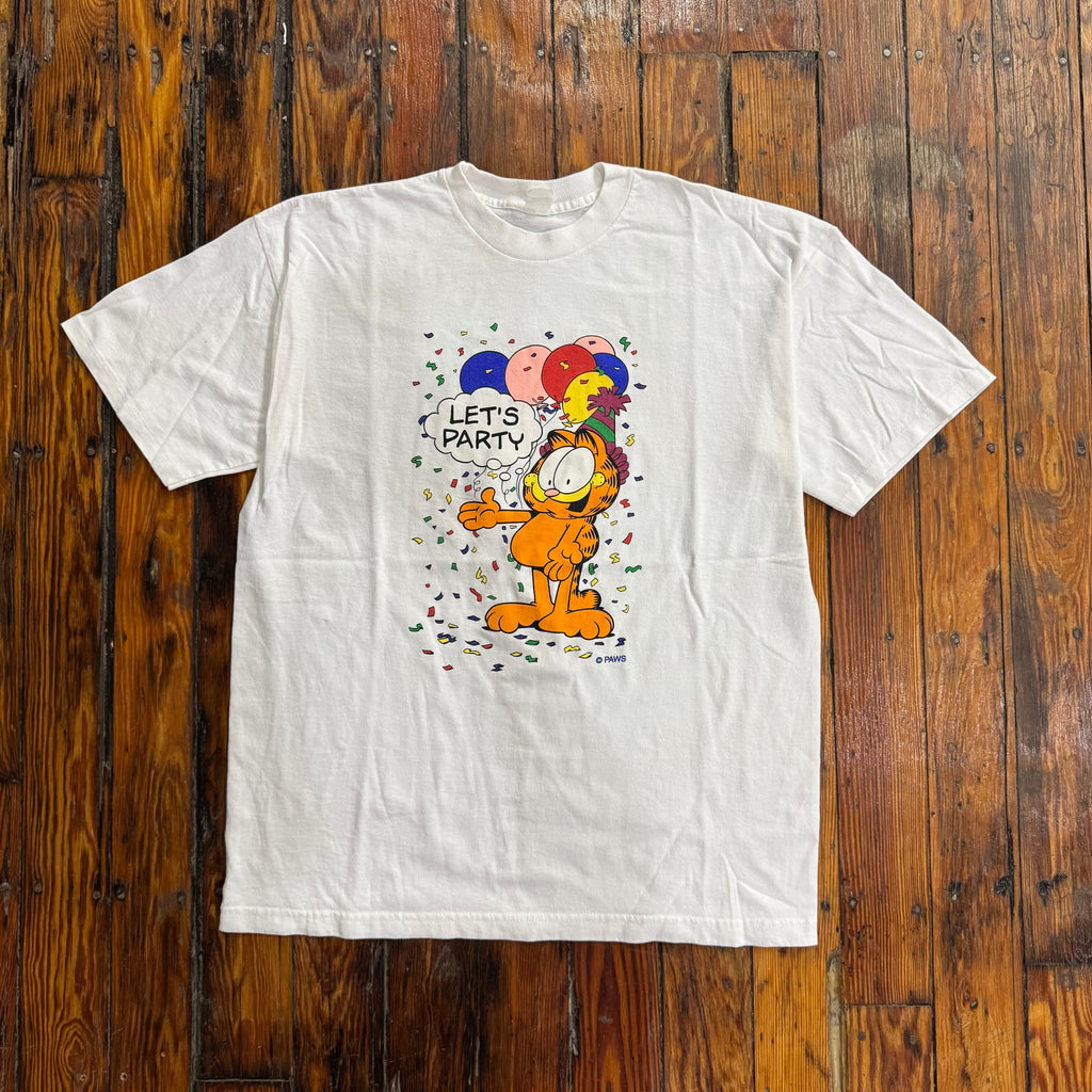 Vintage Garfield Let’s Party T-shirt Sz L