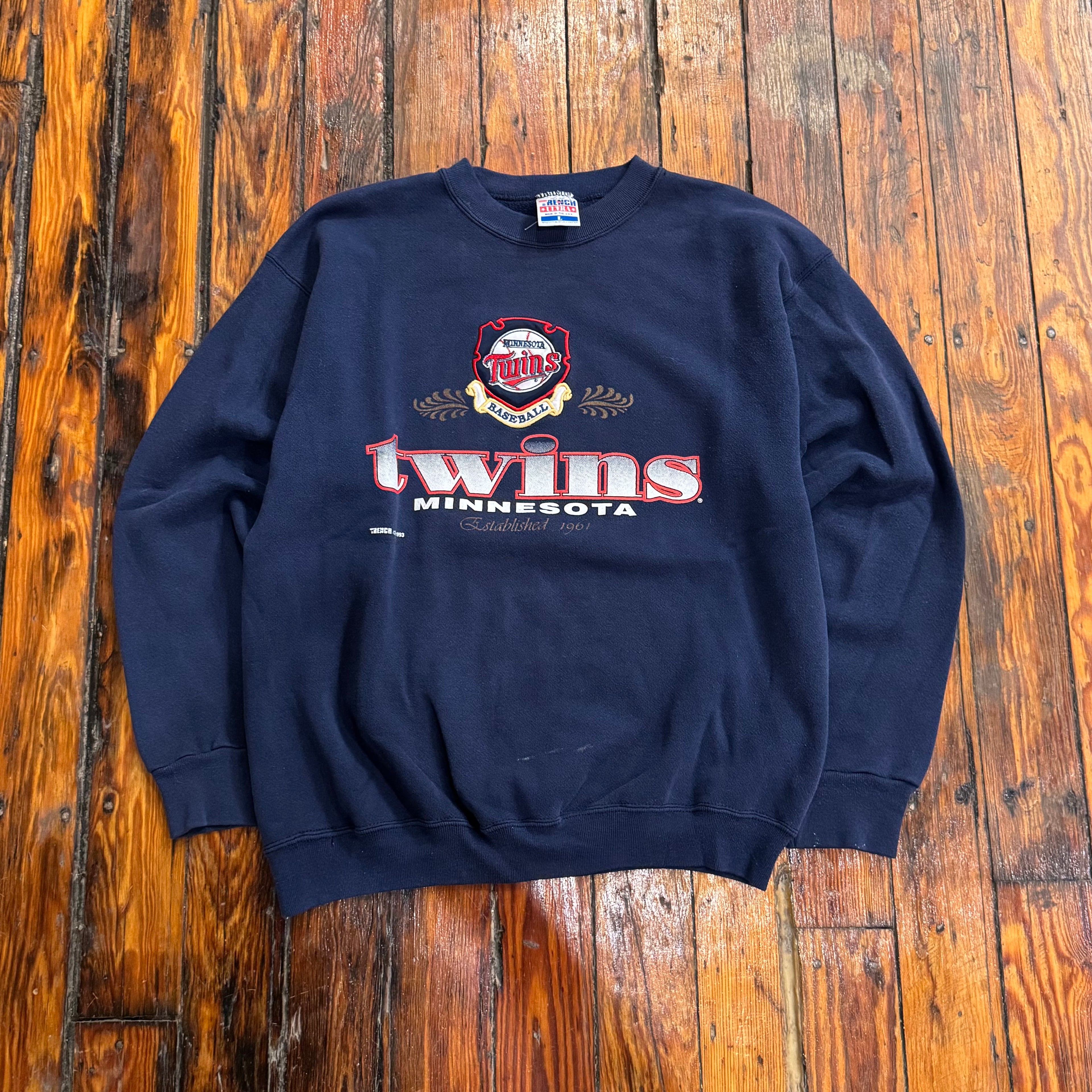 Vintage Trench Minnesota Twins Crewneck Sz L