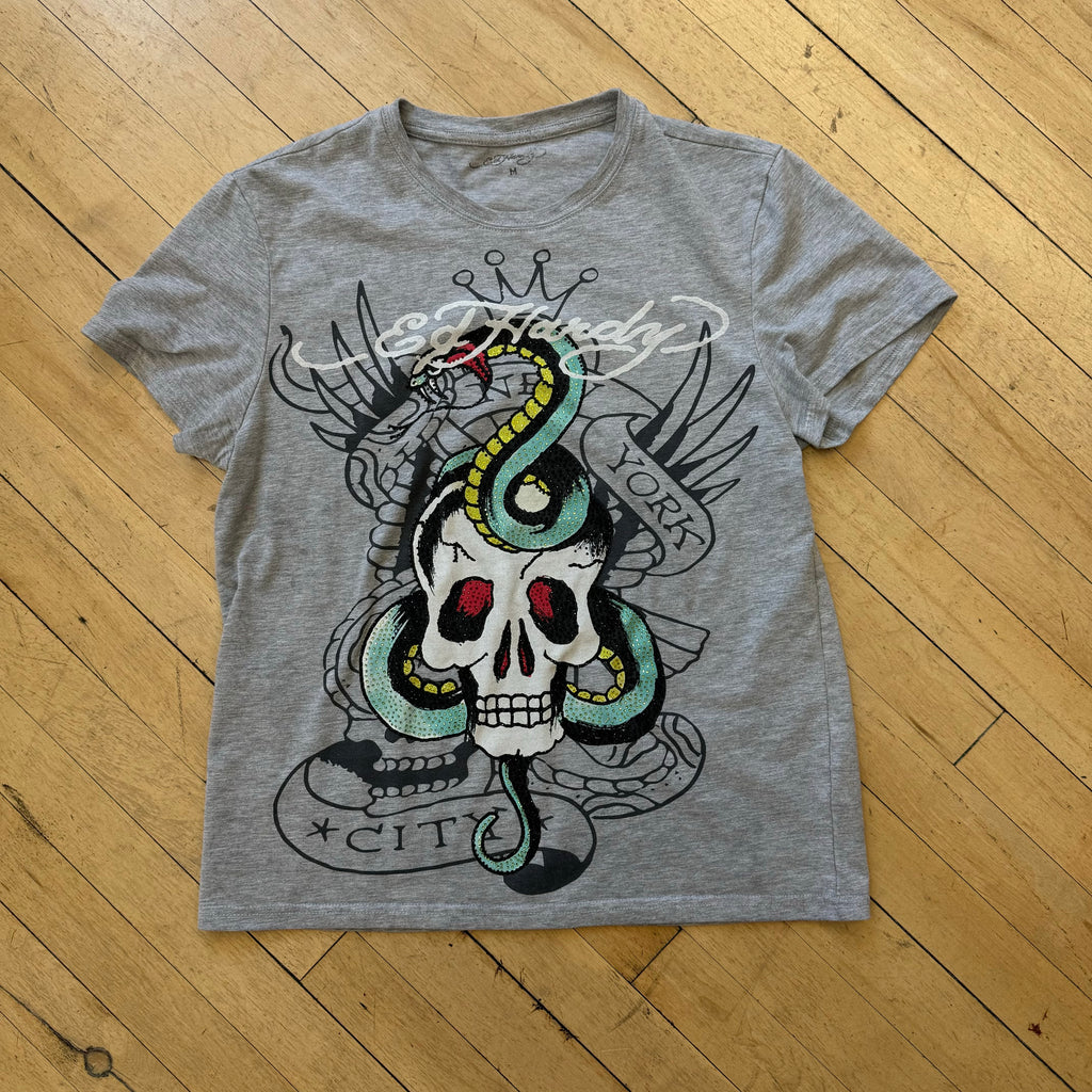 Y2K Ed Hardy Designs T-shirt Sz M