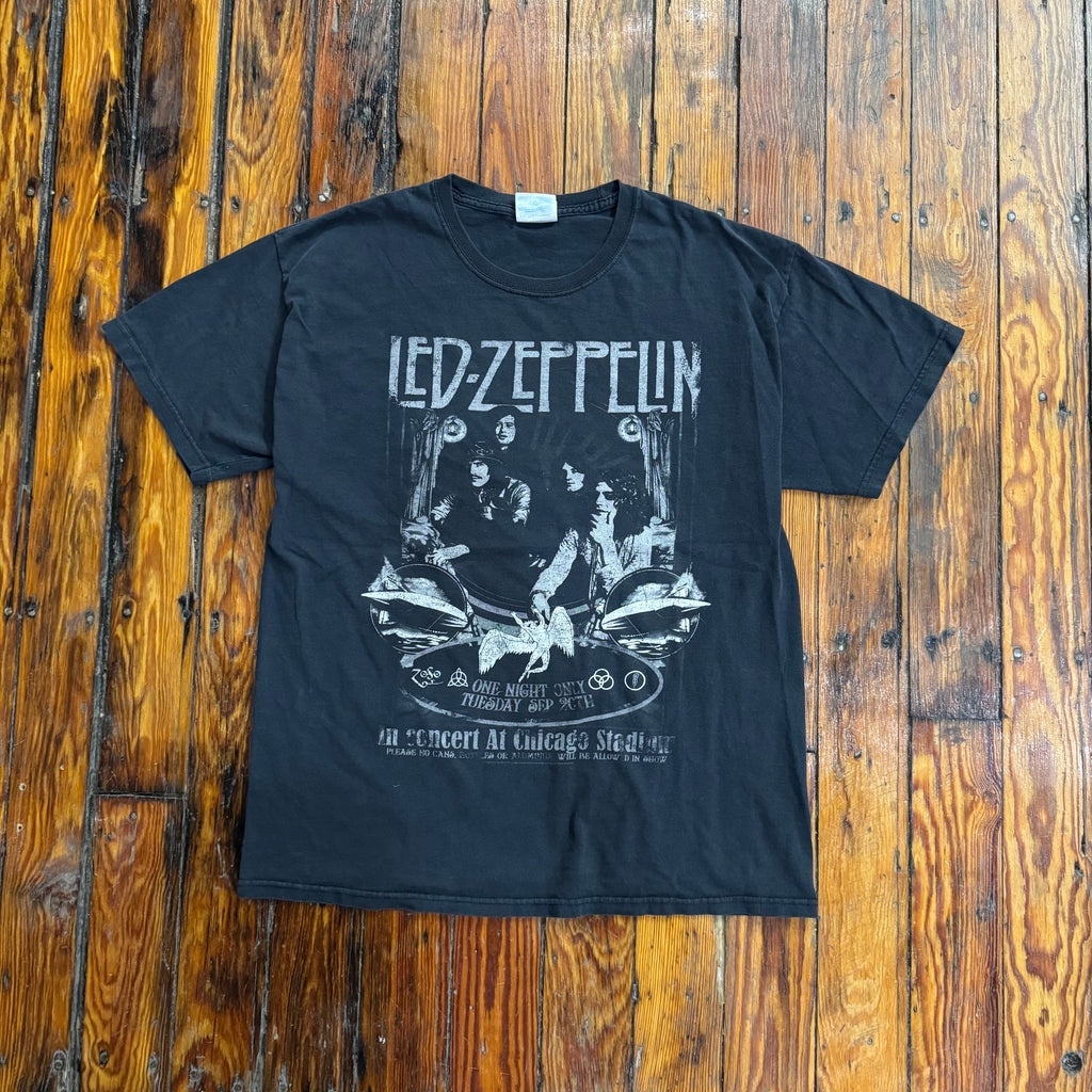 Y2K LED Zeppelin Concert T-shirt Sz L