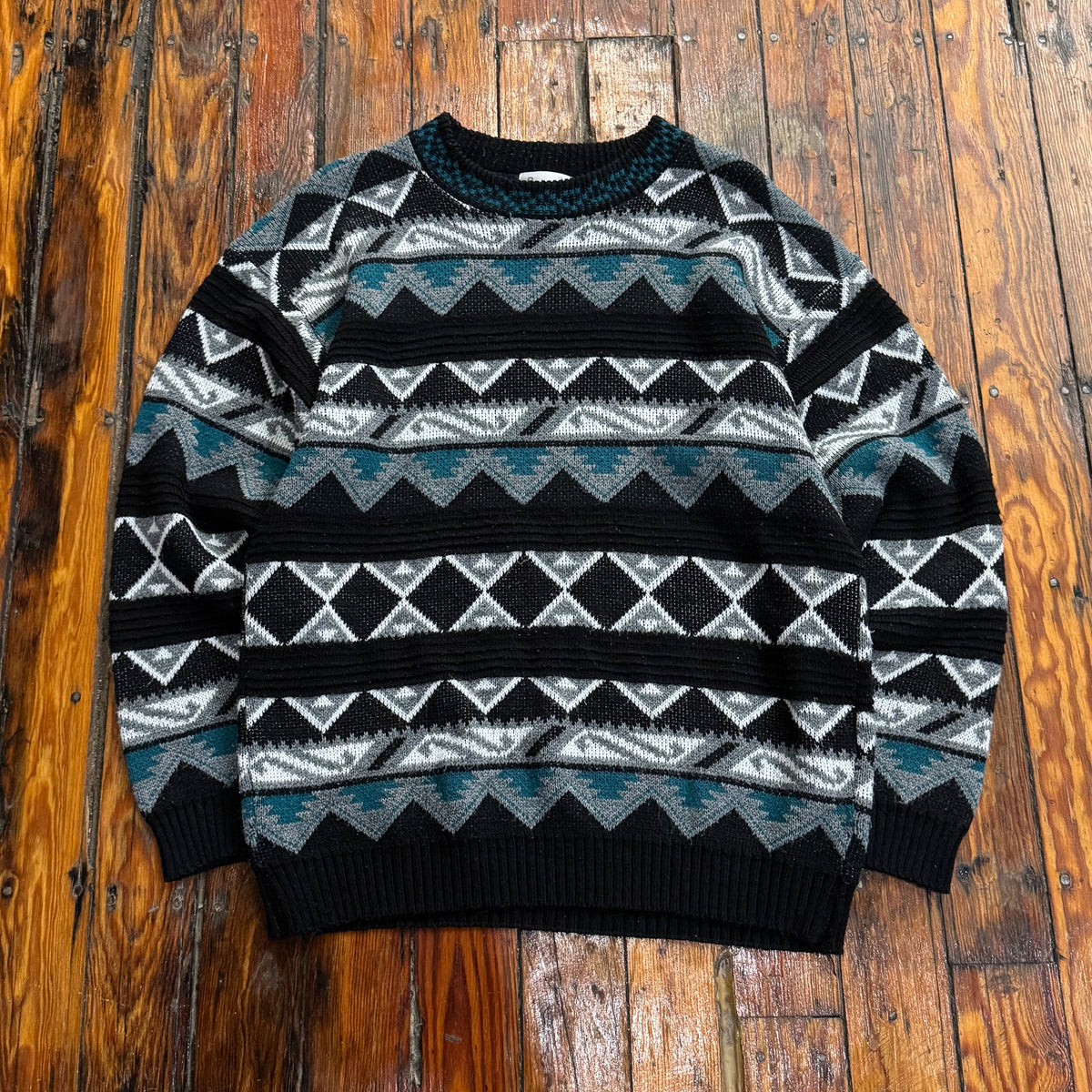 Vintage Protege Knit Sweater Sz L