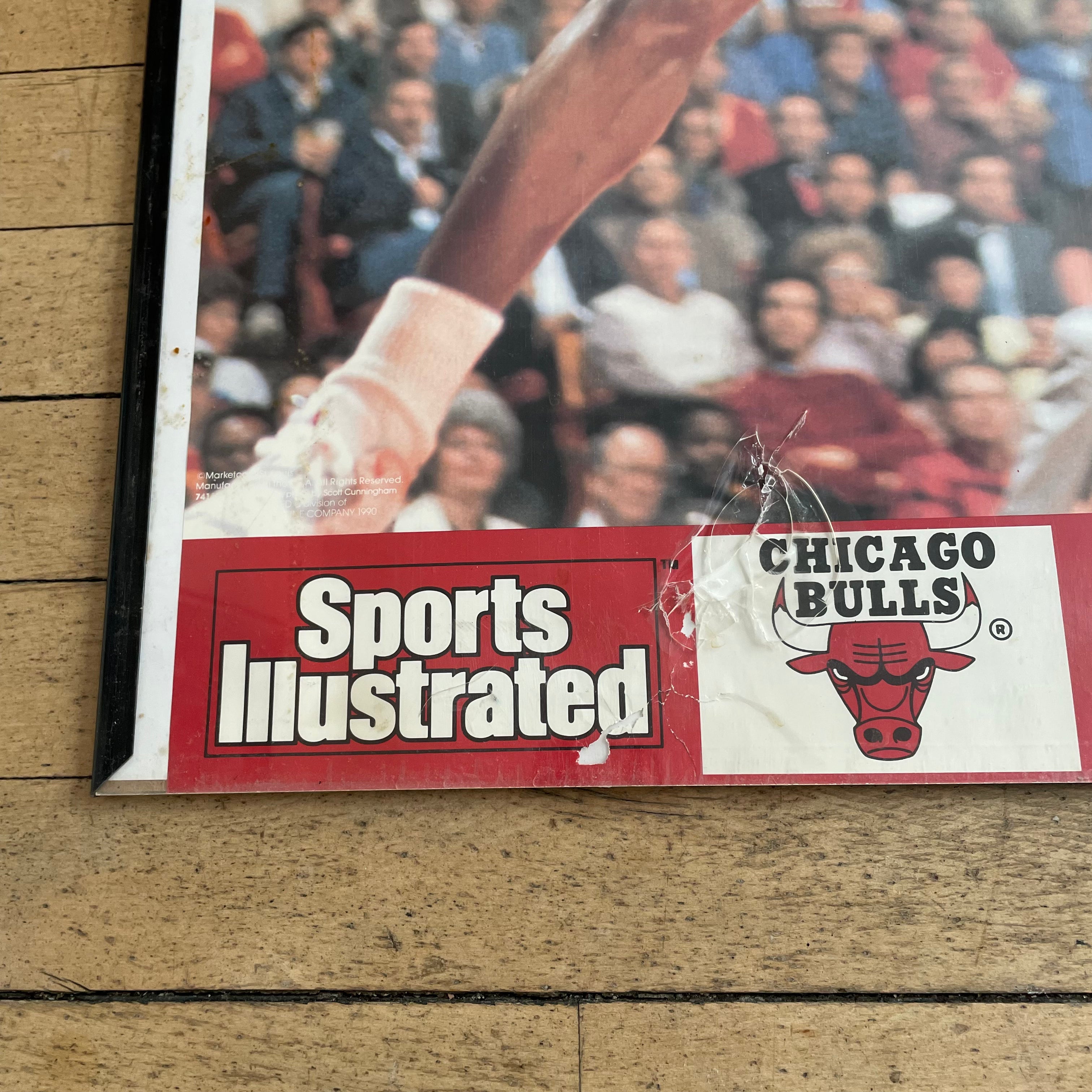 1990 Sports Illustrated Micheal Jordan Slam Poster (Poster Only)