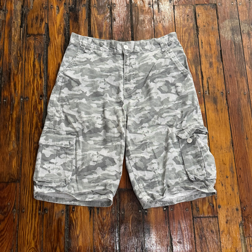Y2K South Pole Digital Camo Shorts Sz 34