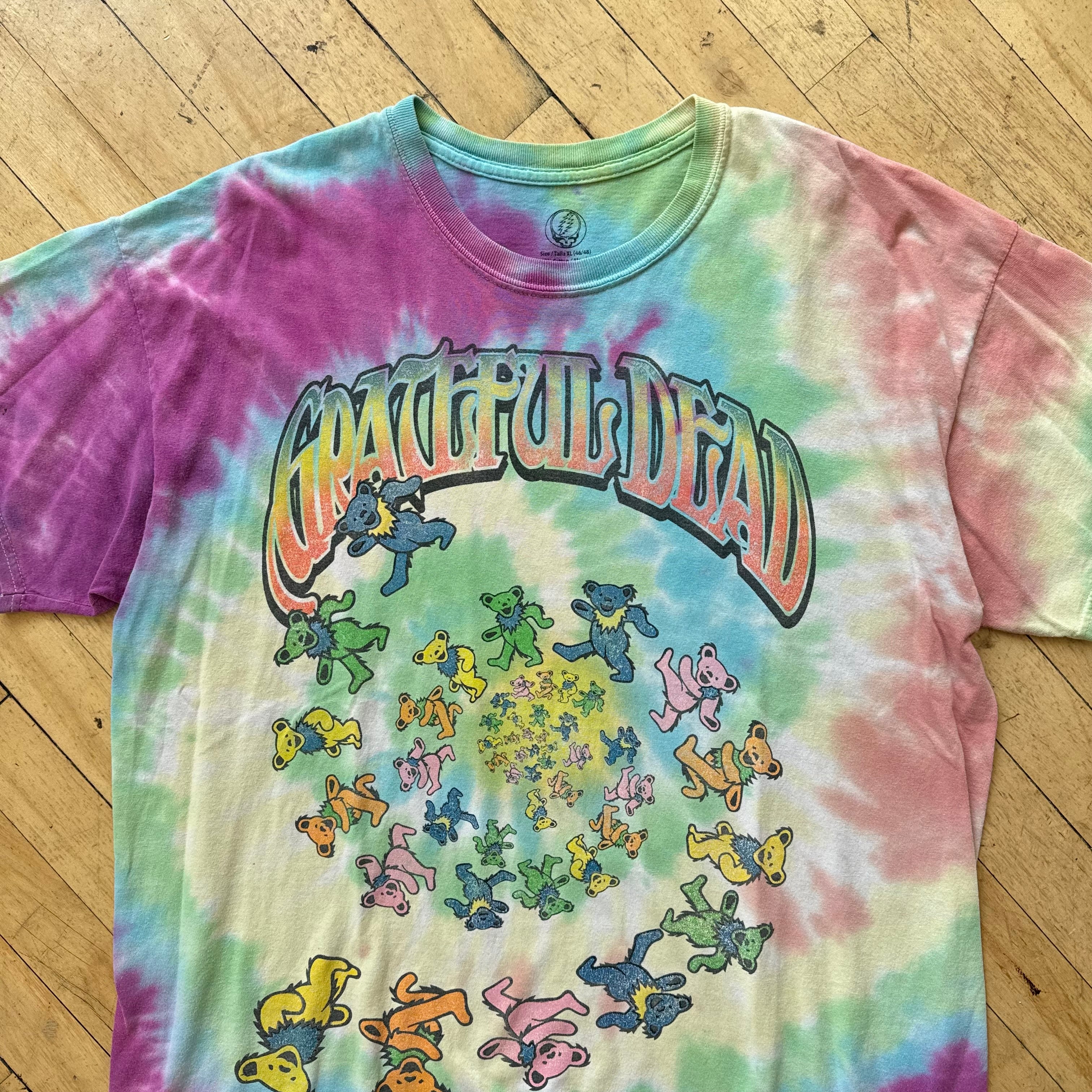 Modern GratefulDead Spiral Bear T-shirt Sz XL