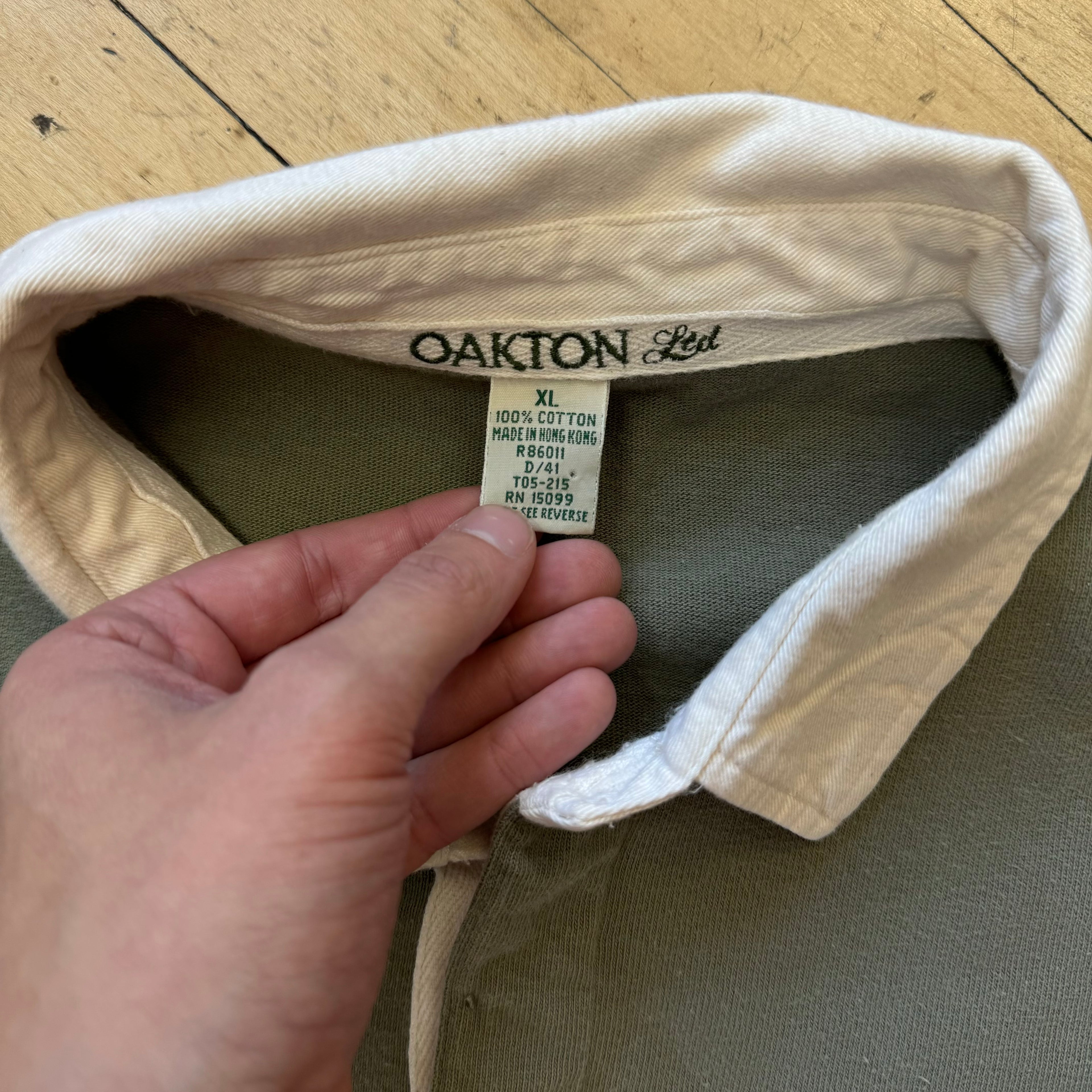Y2K Oakton Rugby Polo T-shirt Sz XL