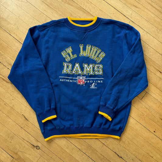 Vintage Saint Louis Rams Logo Athletics CrewNeck Sz XL