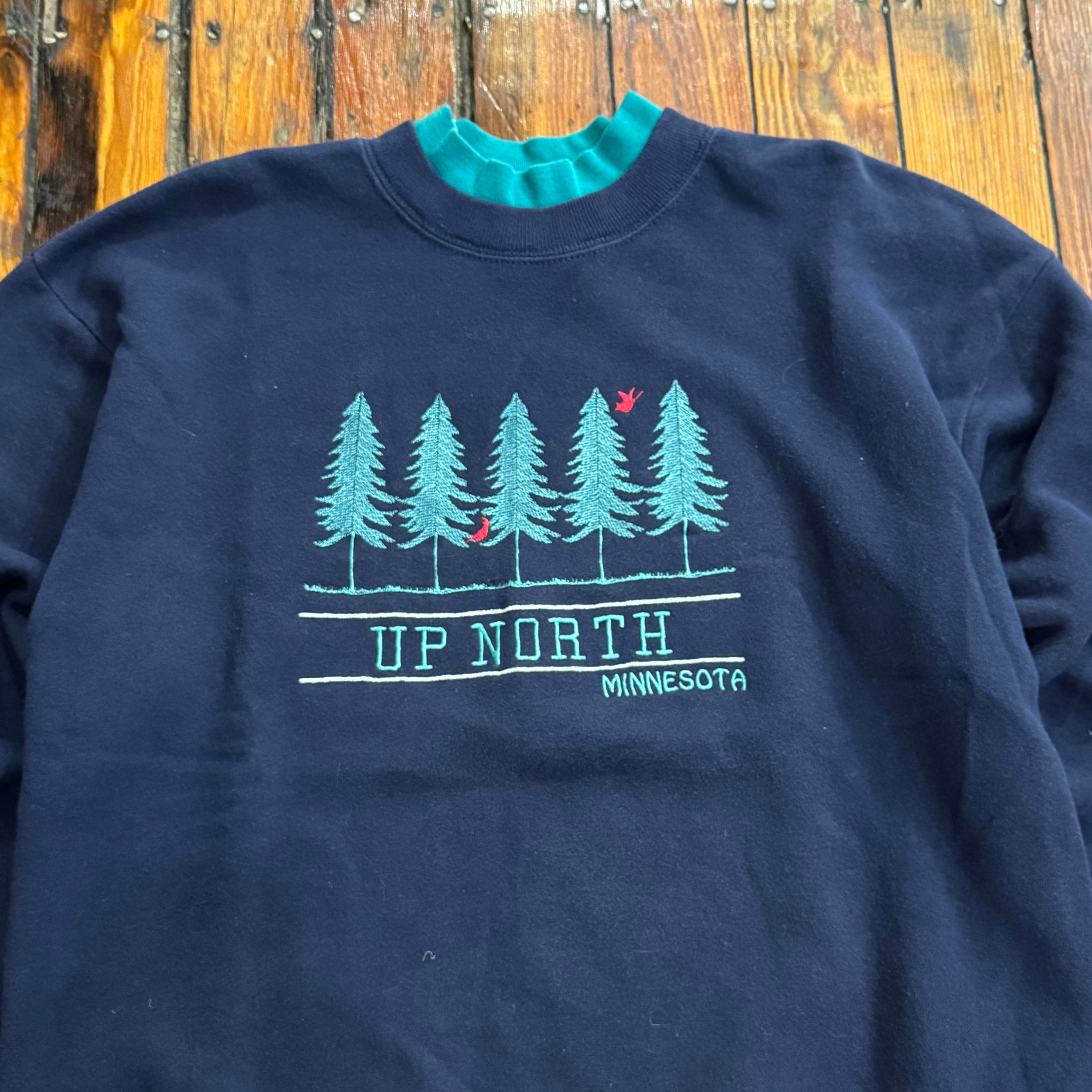 Vintage Up North Minnesota Crewneck Sz M