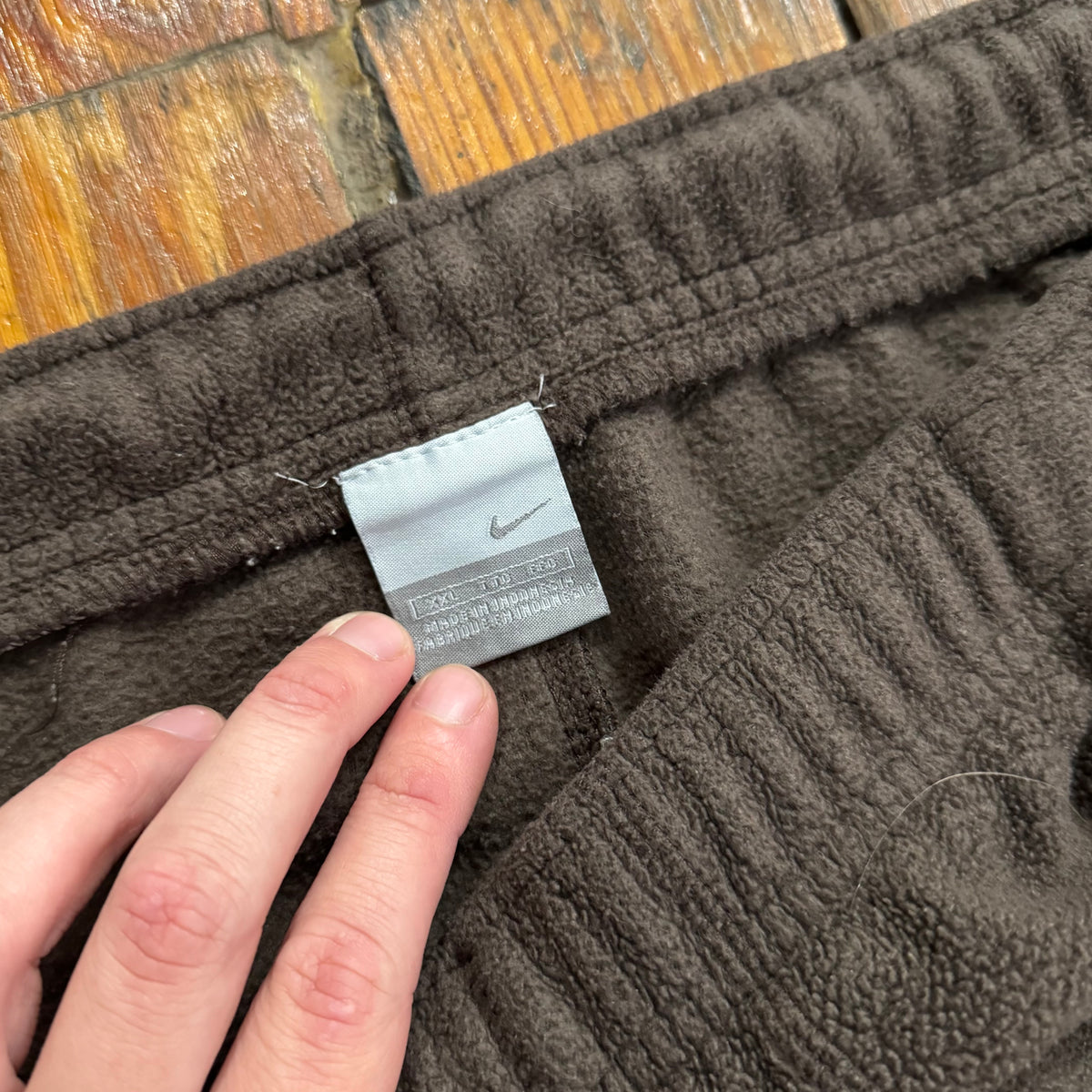 Vintage Nike Brown Fleece Sweatpants Sz XXL