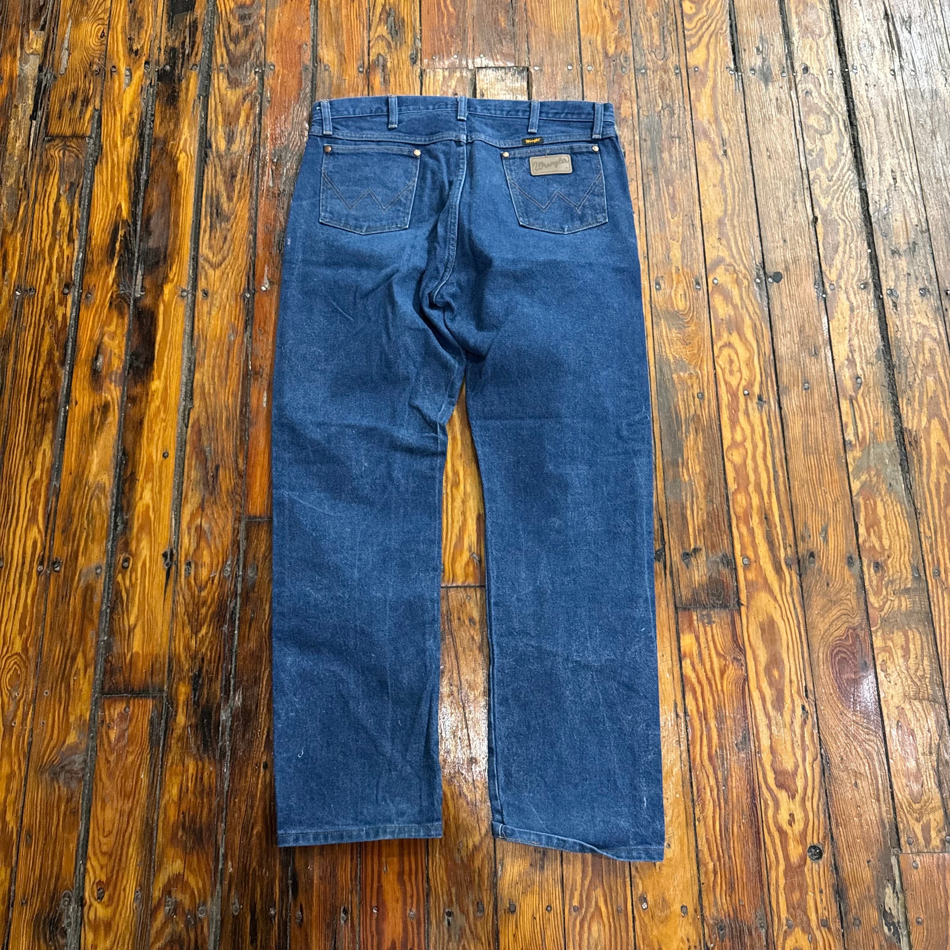 Vintage Wrangler Denim Jeans Sz 38x32