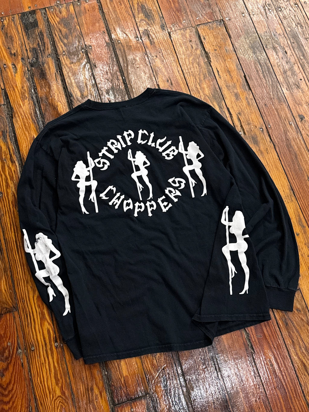Y2K Strip Club Choppers T-shirt Sz L