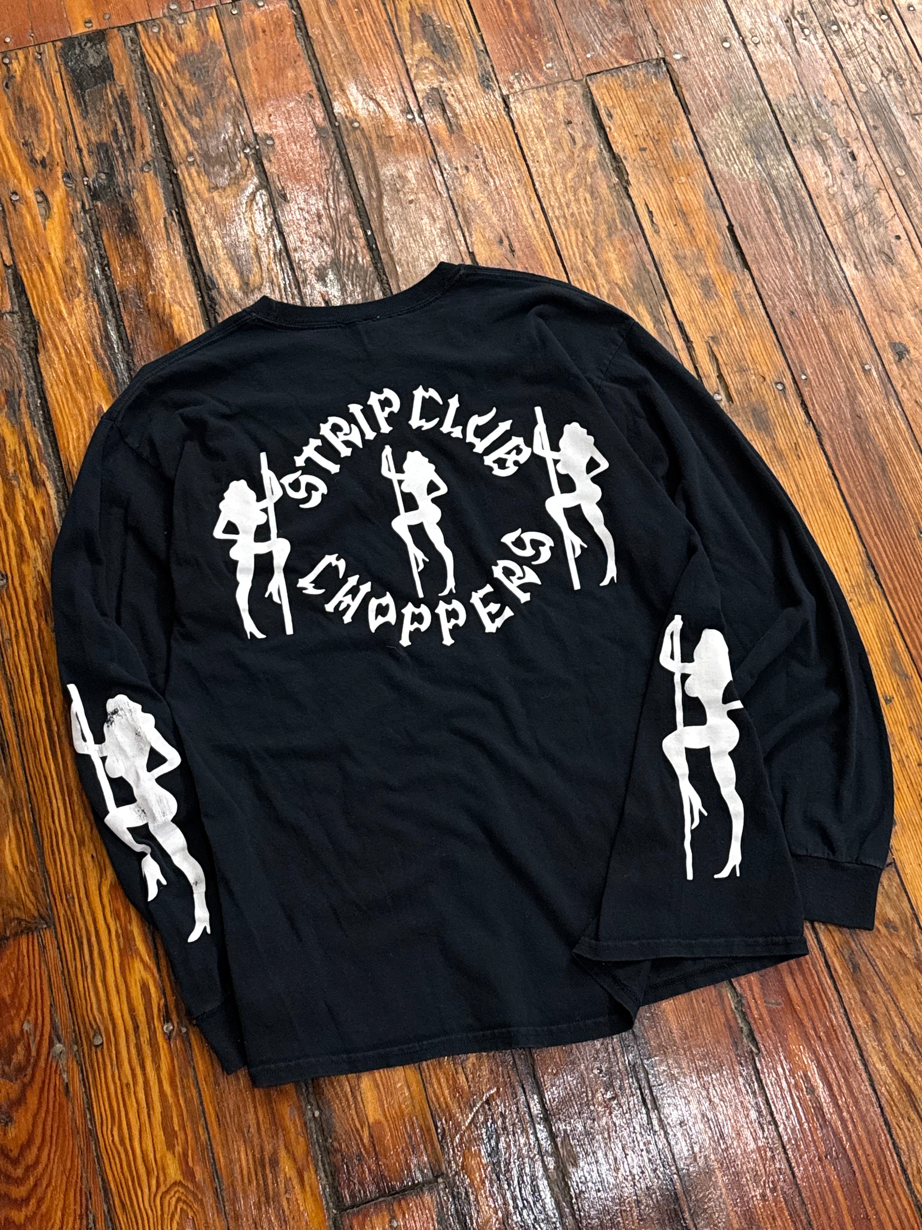 Y2K Strip Club Choppers T-shirt Sz L