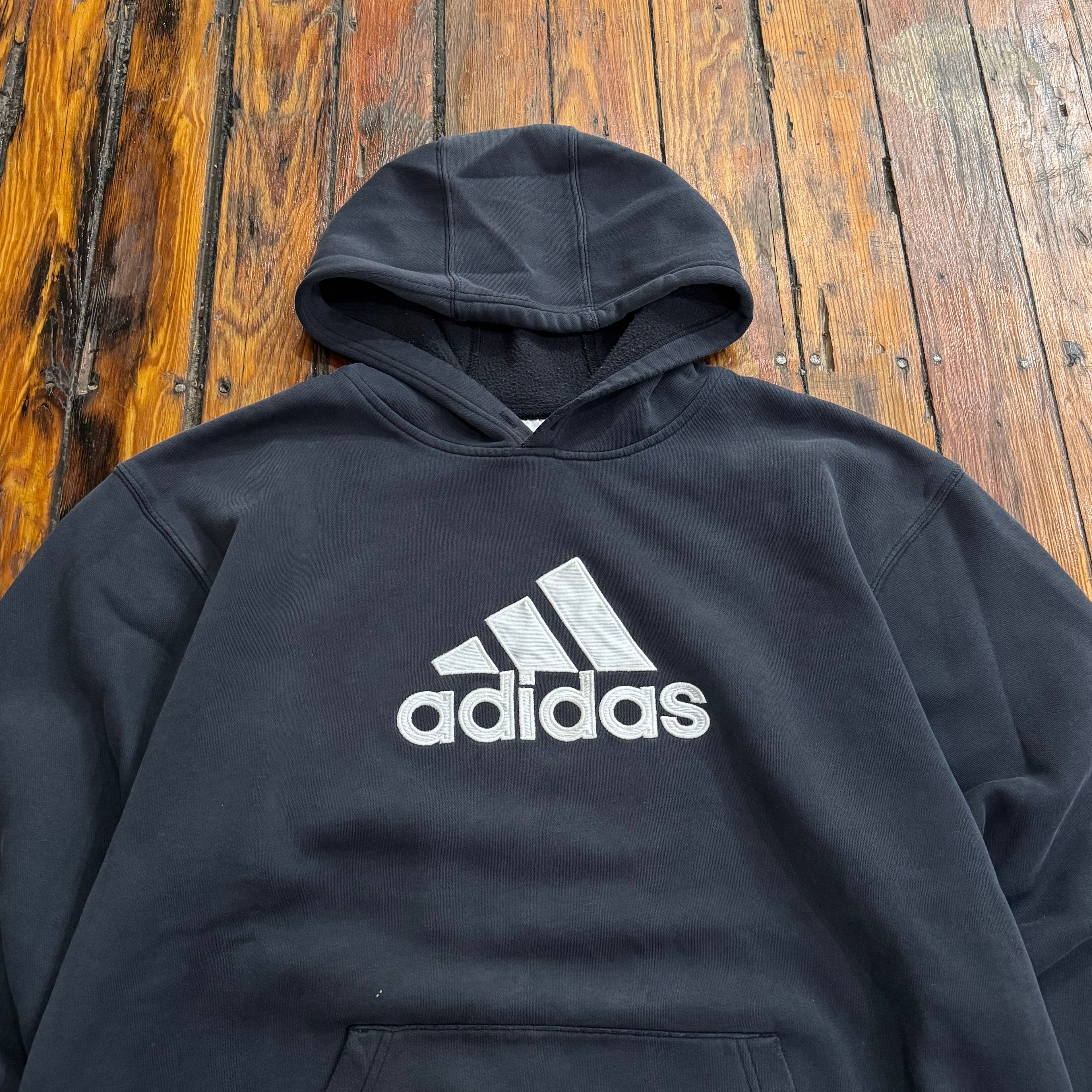 Vintage Adidas Big Logo Hoodie Sz XL