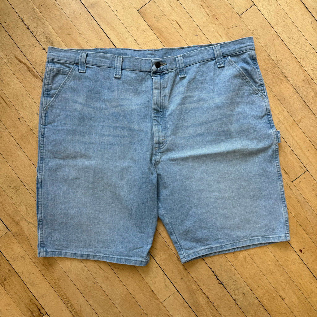 Vintage Light Wash Wrangler Cargo Denim Shorts Sz 48
