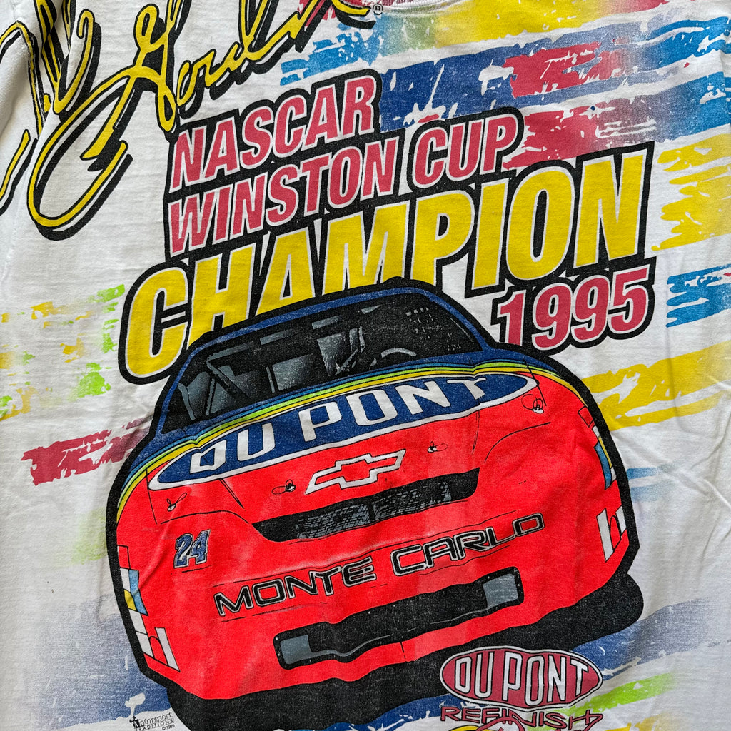 Vintage Jeff Gordon AOP Nascar T-shirt Sz XL