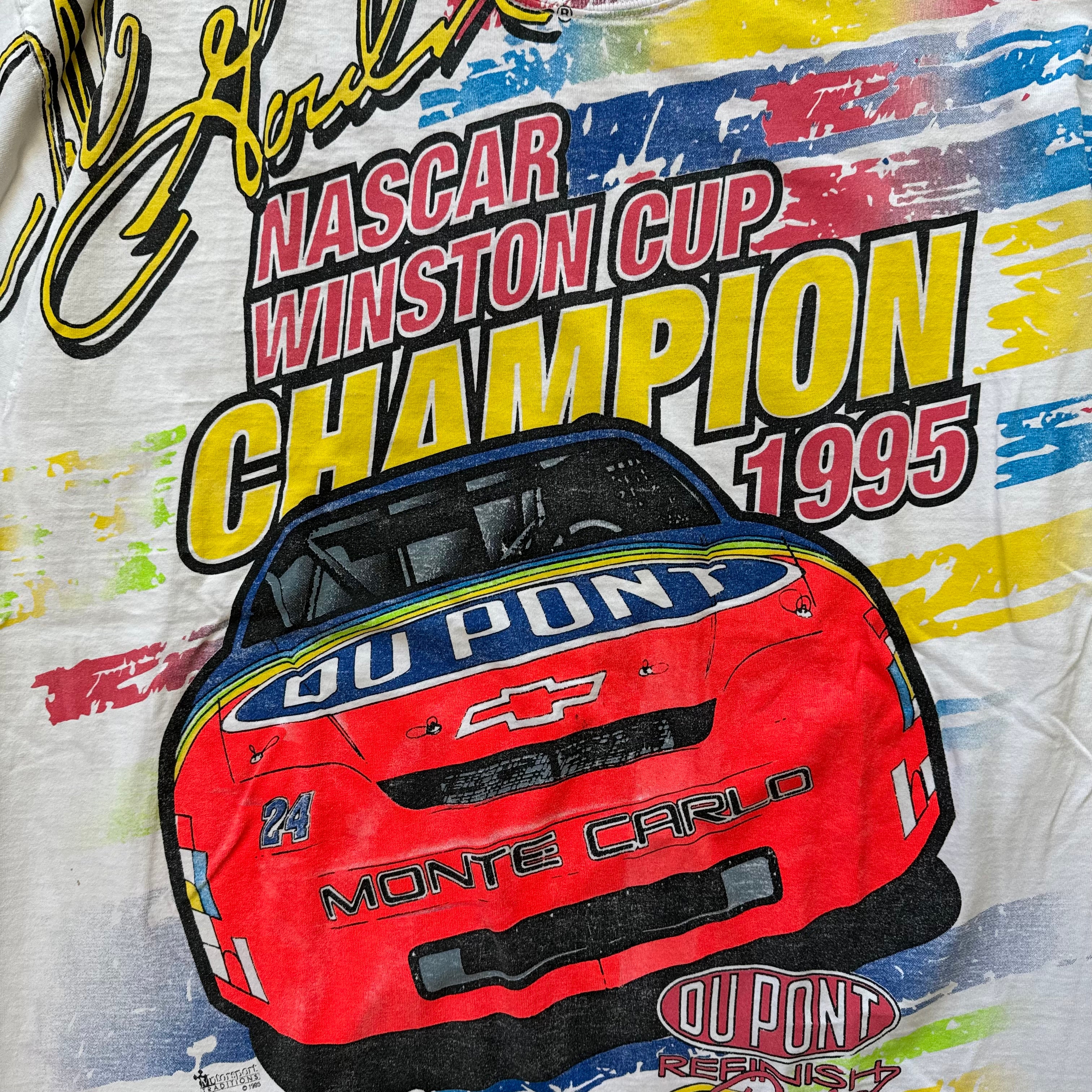 Vintage Jeff Gordon AOP Nascar T-shirt Sz XL