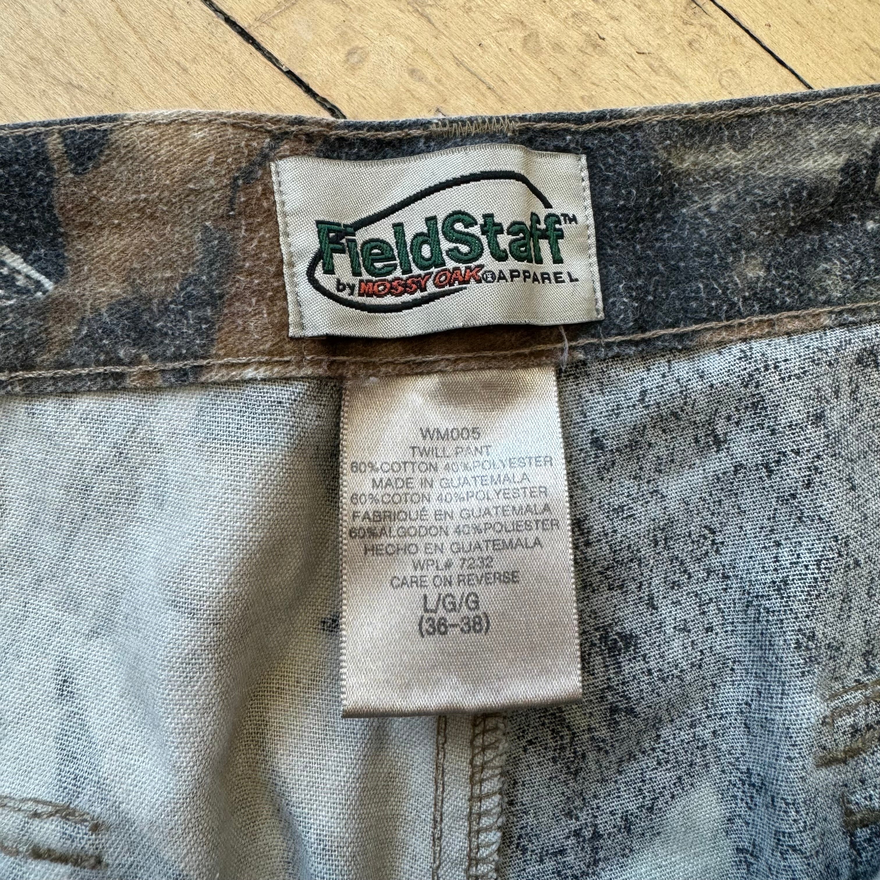 Vintage Camo FieldStaff Cargo Pants Sz 38