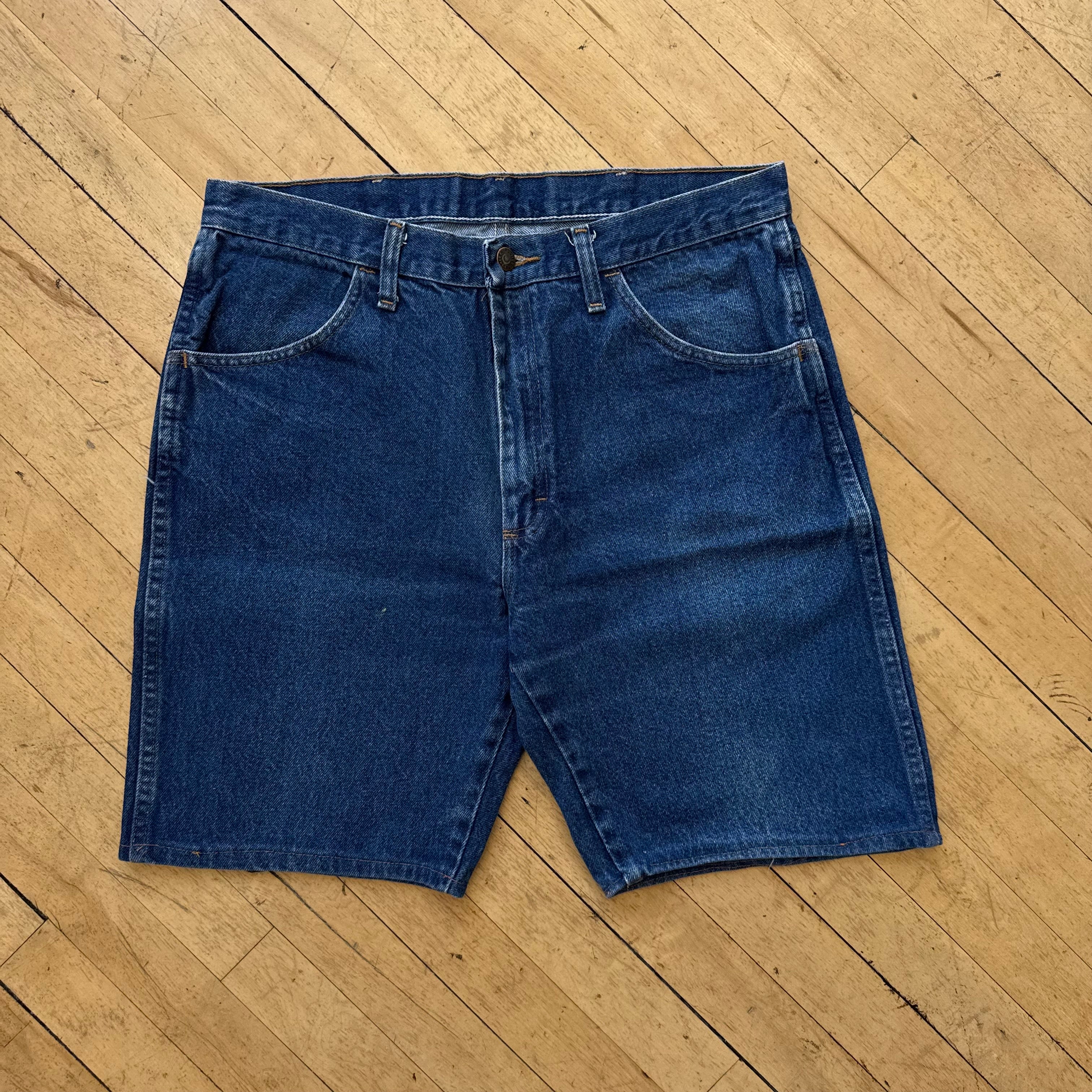 Vintage Rustler Denim Jeans Shorts Sz 35