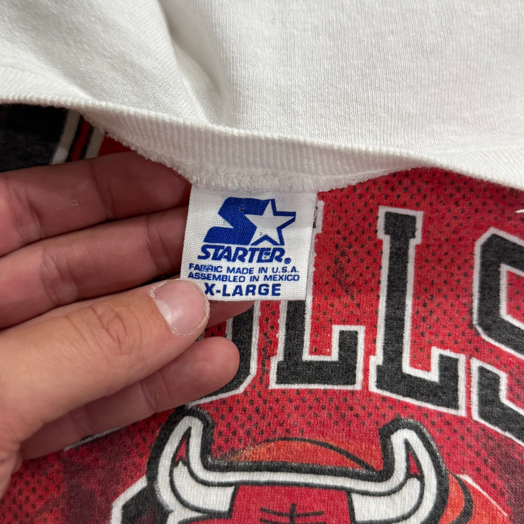 Vintage Starter Chicago Bulls Champions T-shirt Sz XL