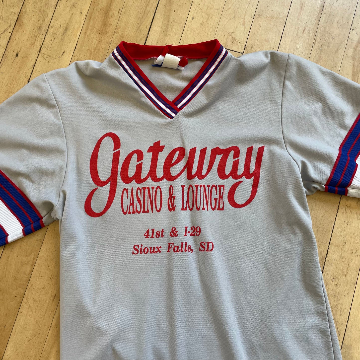 90s Gateway Lounge & Casino Jersey T-shirt Sz M