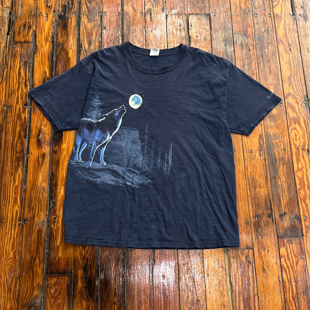 Vintage Howling Wolf T-shirt Sz XL