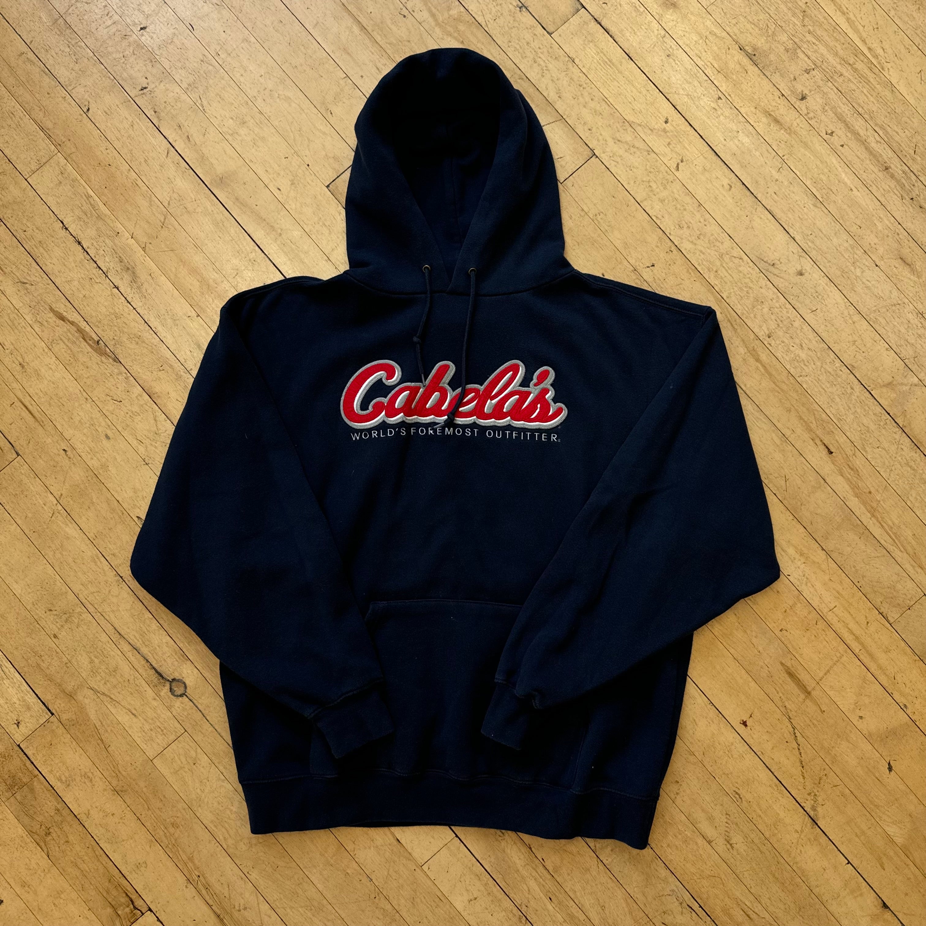 Vintage Jansport Cabelas Hoodie Sz XL