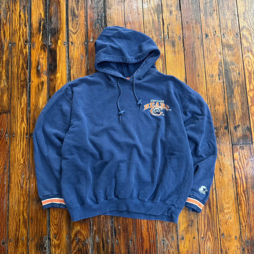Vintage Starter Chicago Bears Hoodie Sz L