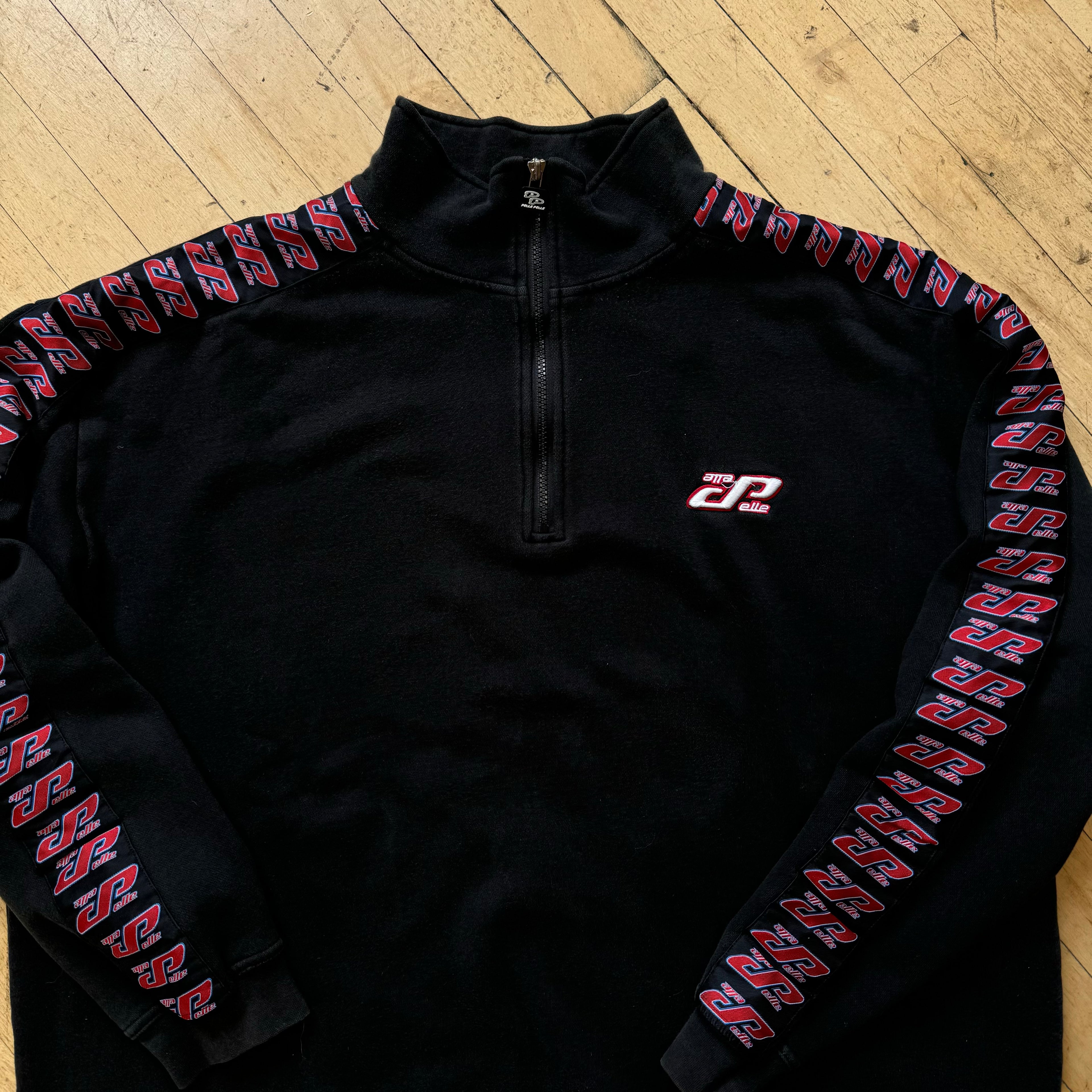 Y2K Pelle Pelle Quarter Zip Jacket Sz XL