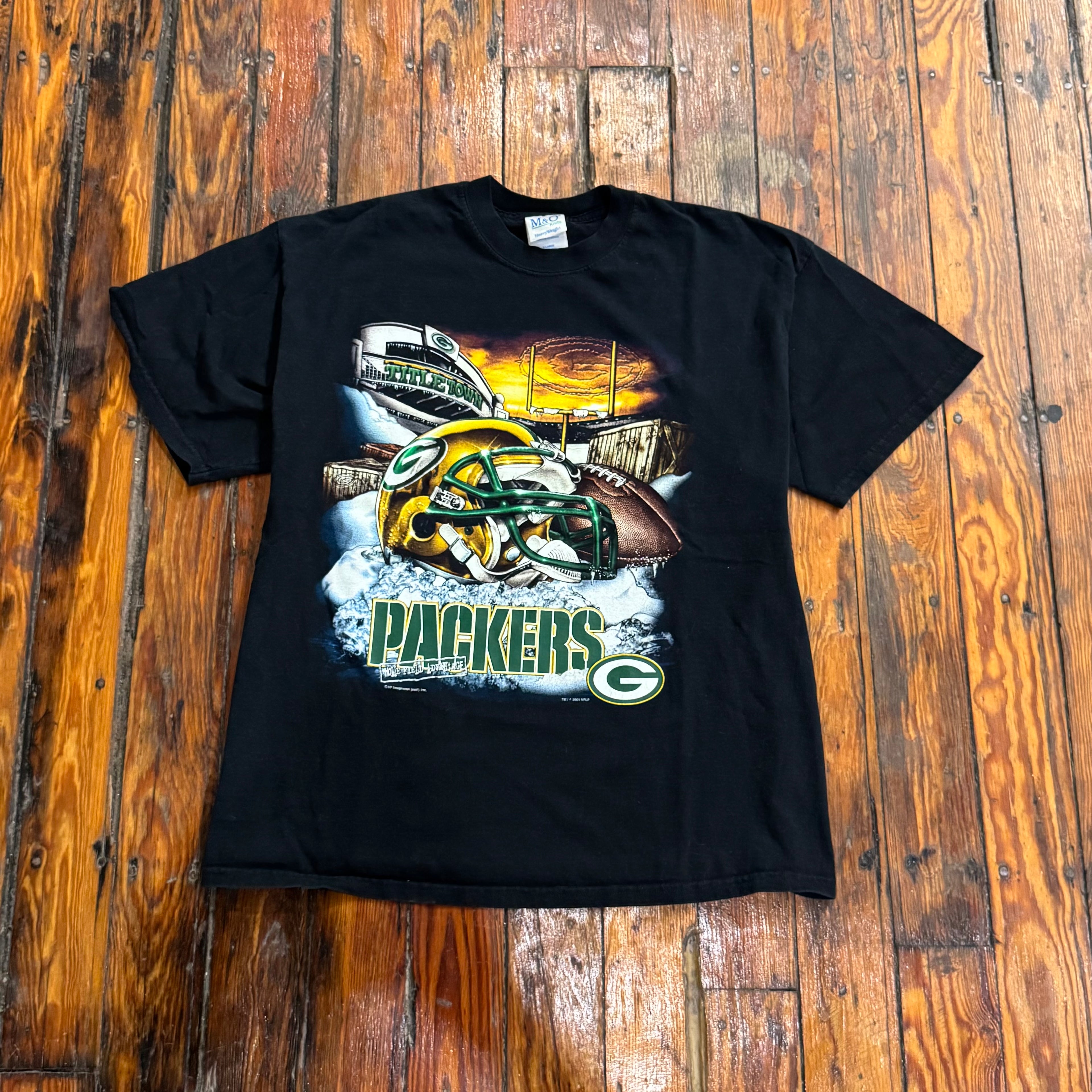 Vintage GreenBay Packers Football T-shirt Sz L