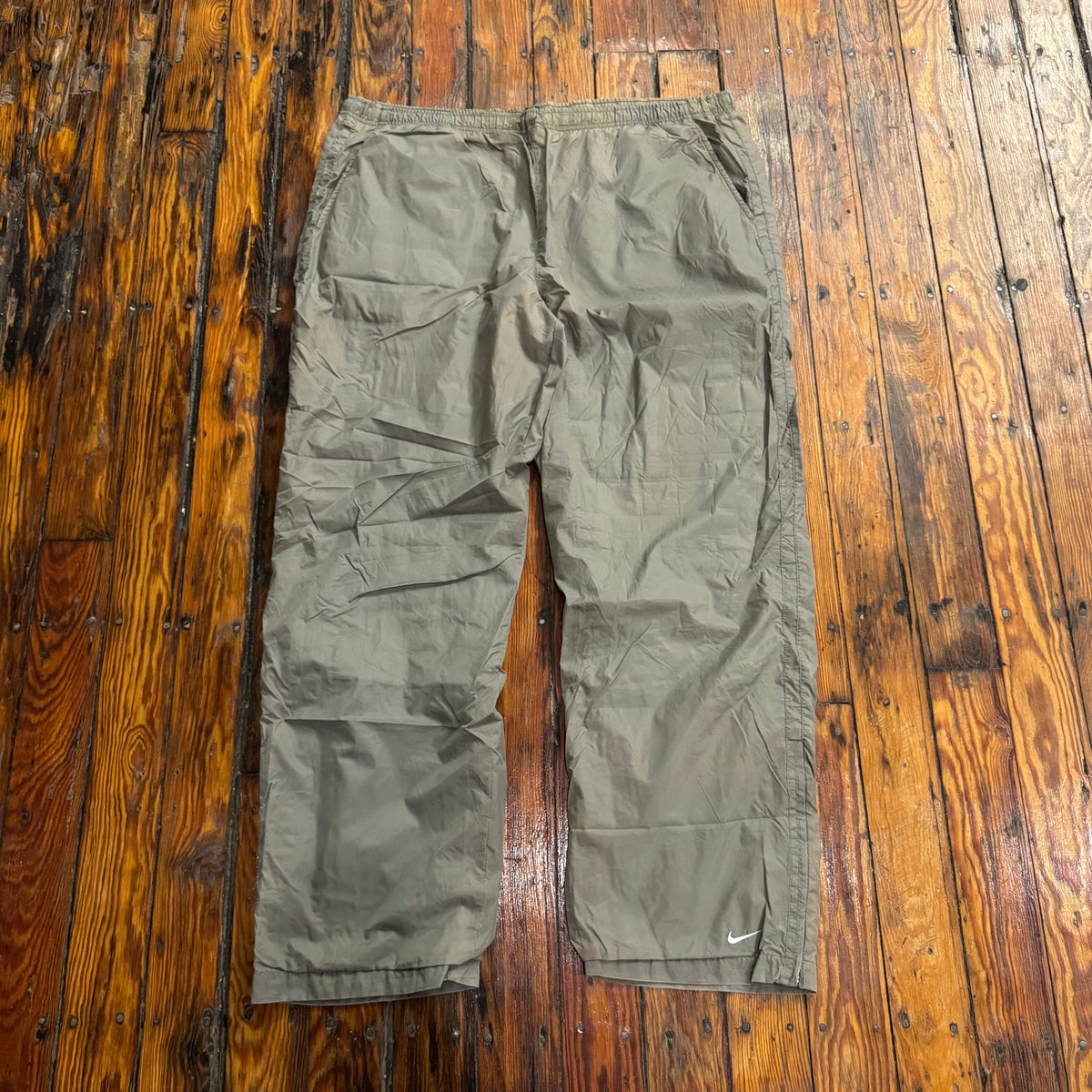 Vintage Nike Tan TrackPants Sz XXXL
