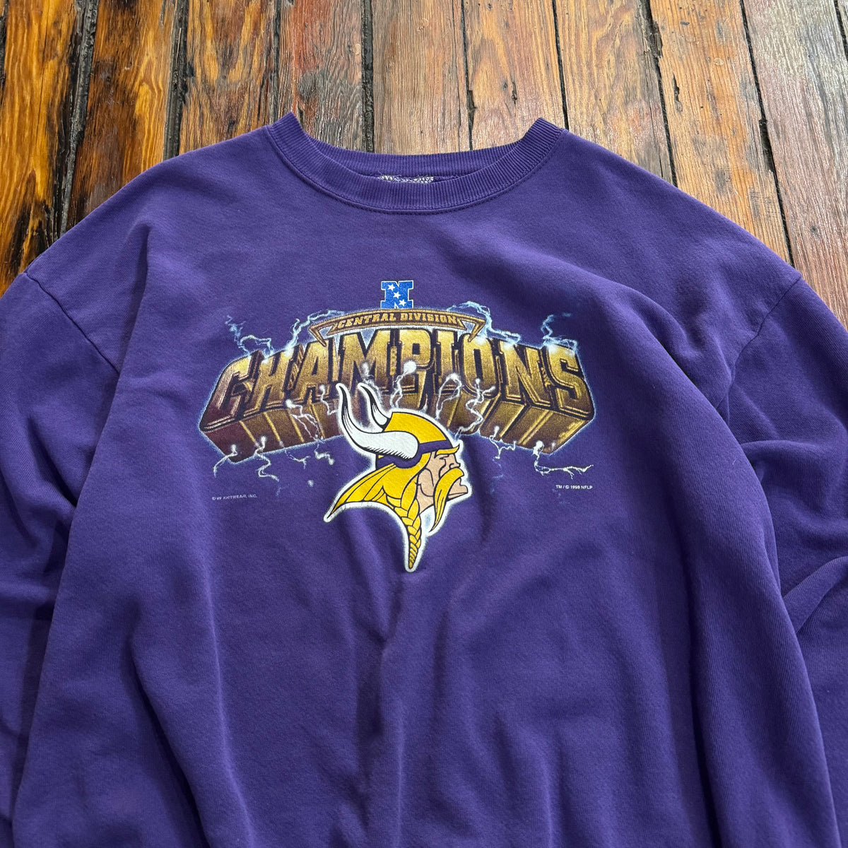 Vintage Minnesota Vikings CrewNeck Sz L
