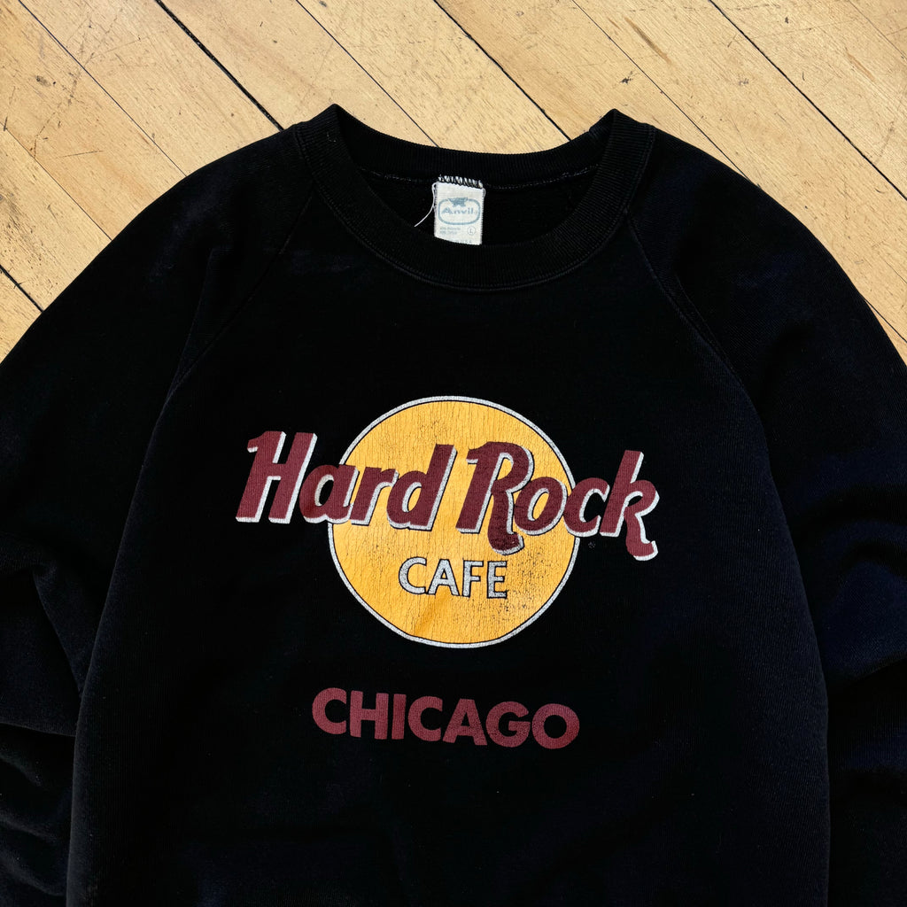 Vintage Hard Rock Cafe Chicago CrewNeck Sz L