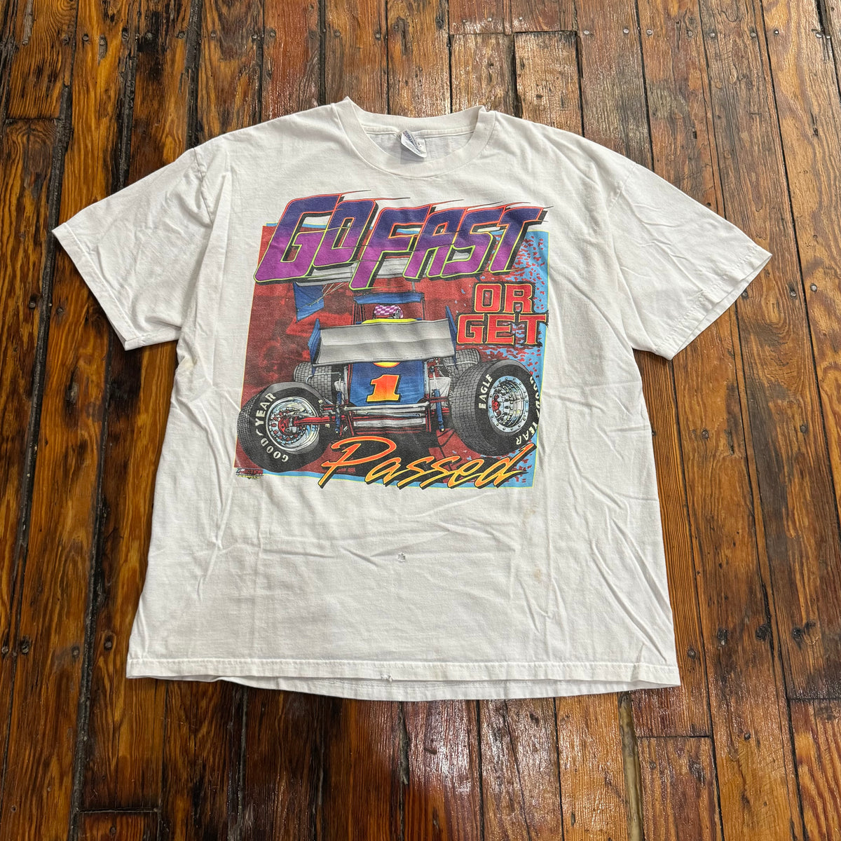 Vintage Husets Speedway Sprint Car T-shirt Sz XL