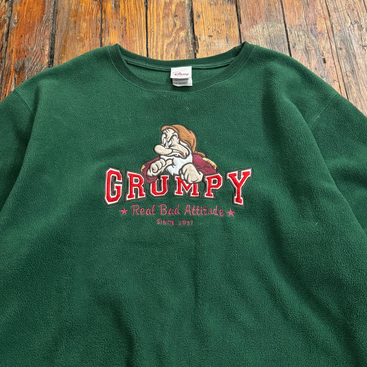 Vintage Grumpy Fleece Crewneck Sz XL